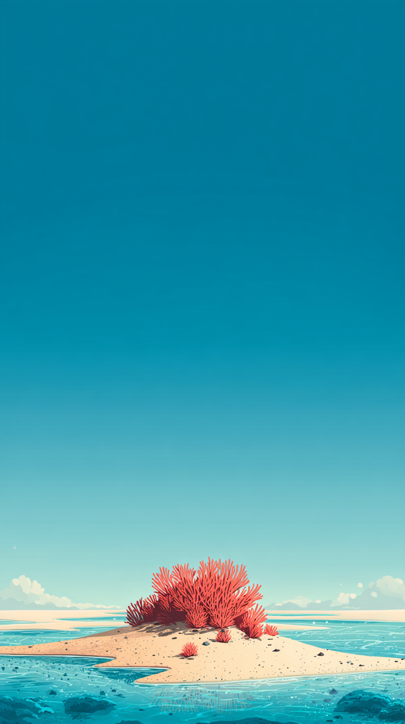 fond d'écran recif corail iphone 16 gratuit