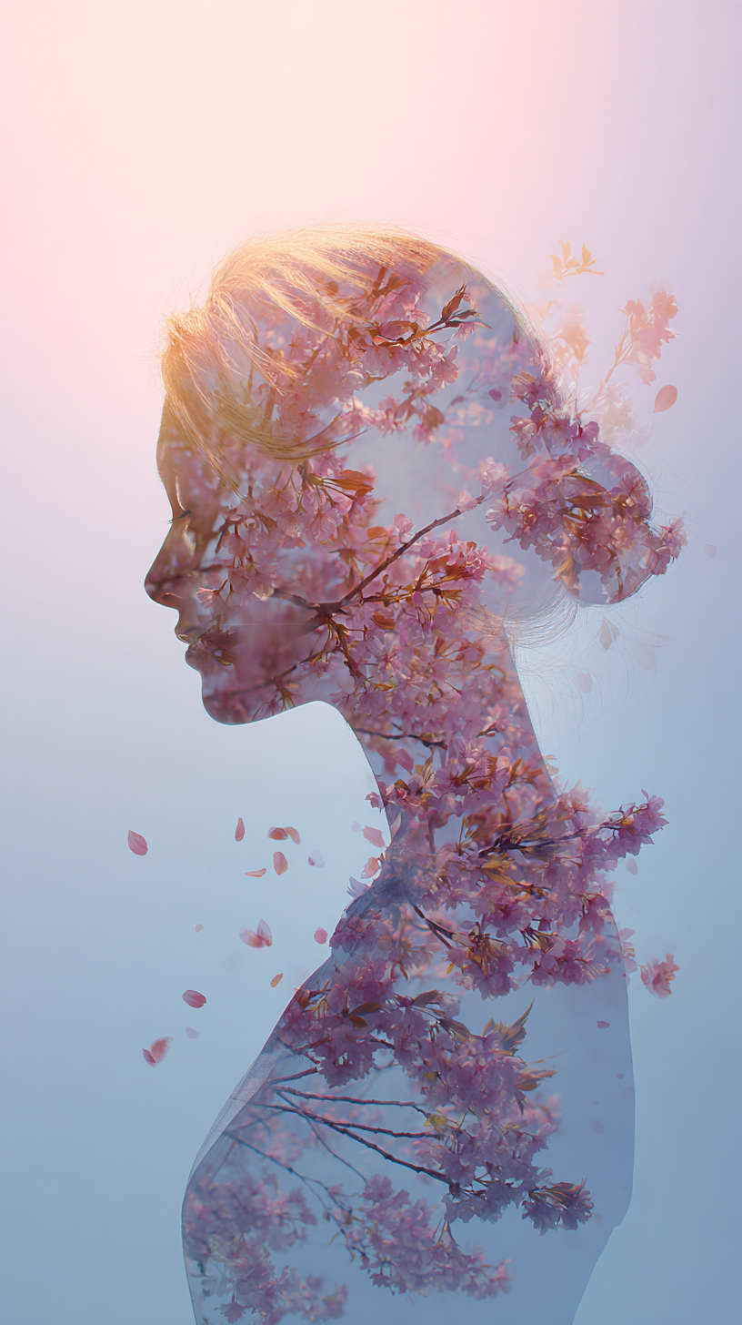 fond d'écran Double exposition téléphone samsung gratuit