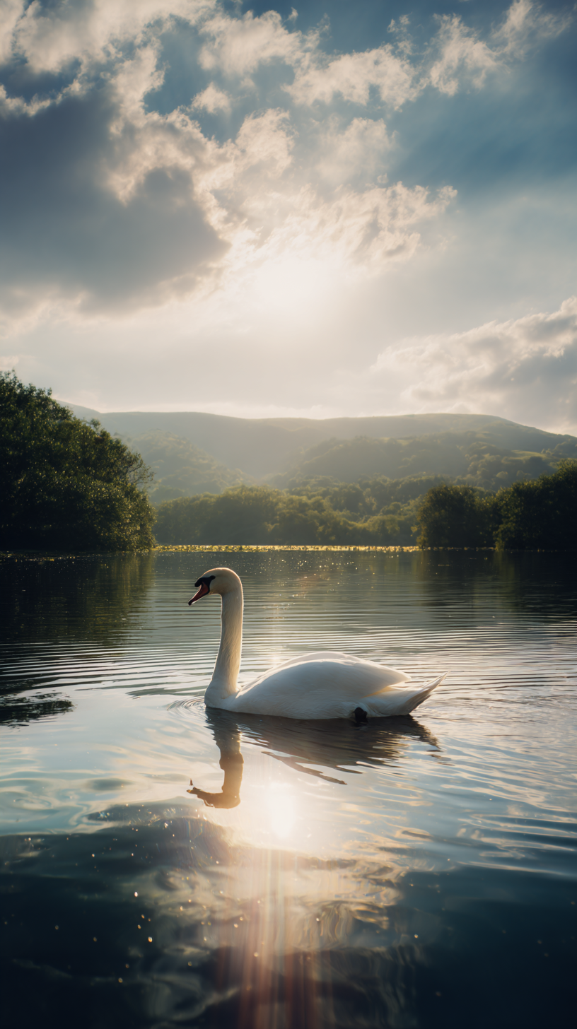 fond d'écran Cygne iphone télécharger gratuit