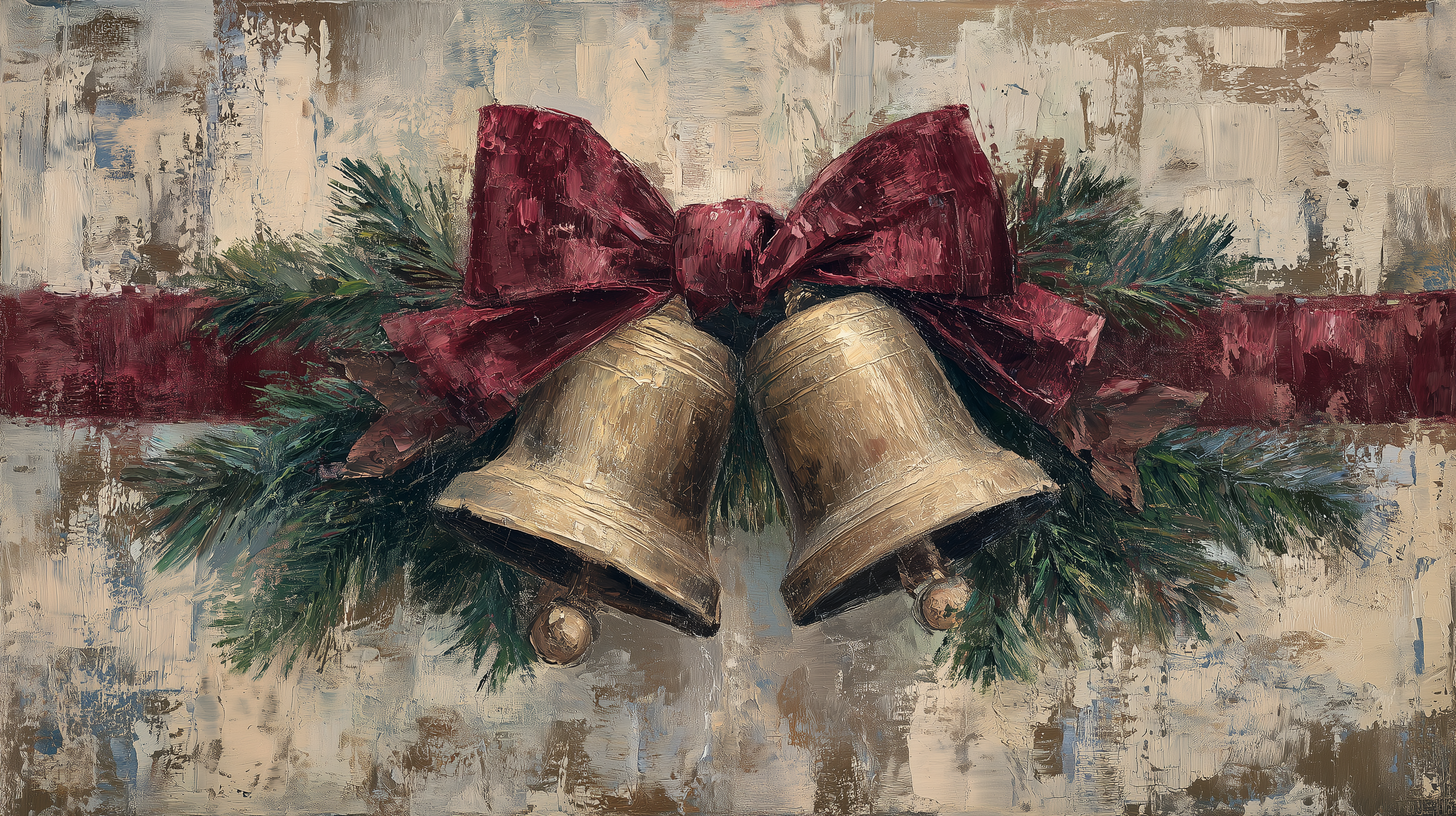 fond d'écran Cloches de Noël 1920x768 téléchargement gratuit