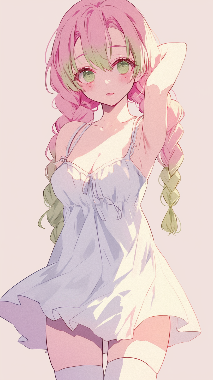 fond d'écran Mitsuri Kanroji de téléphone télécharger gratuit