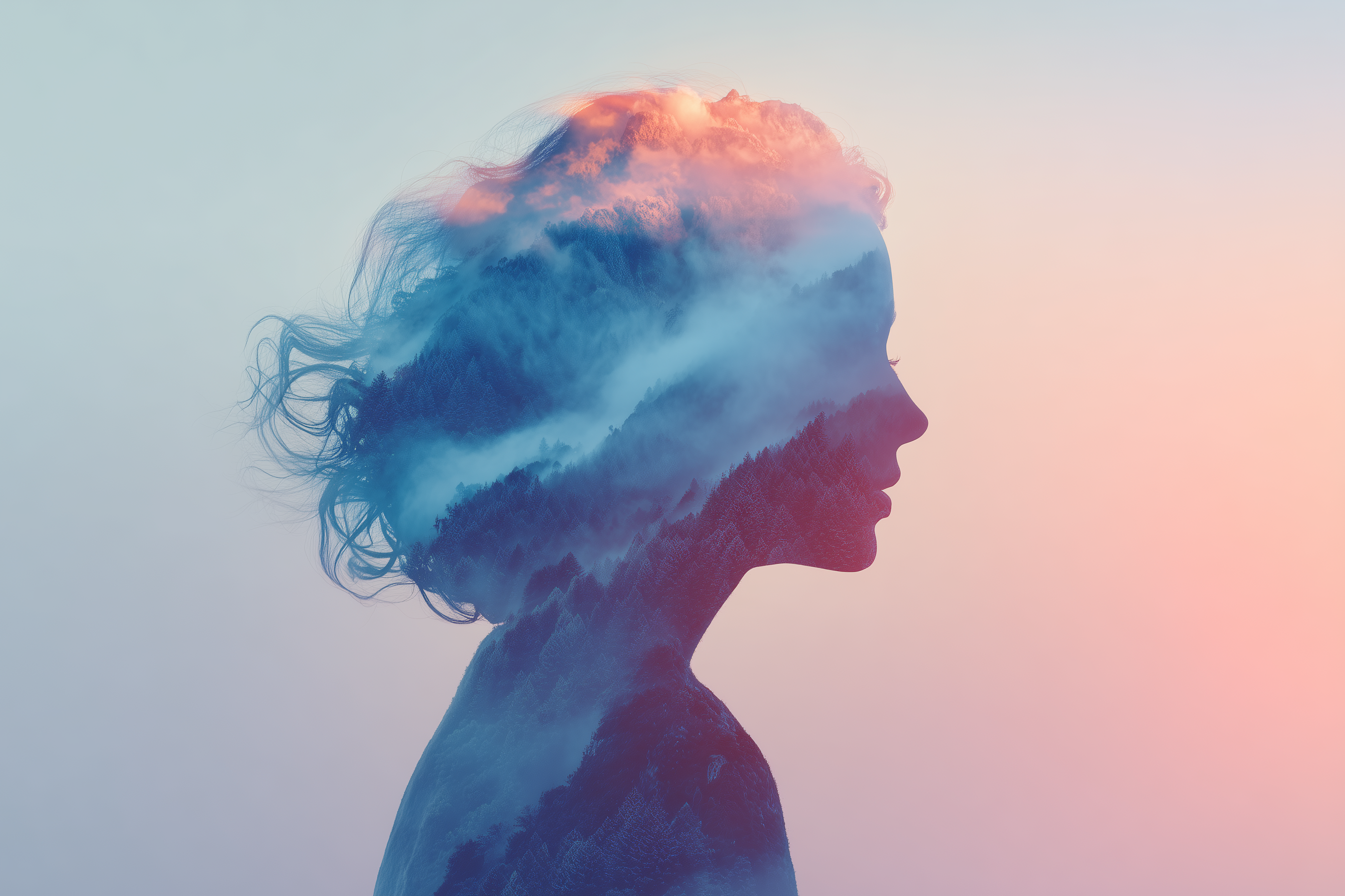 fond d'écran Double exposition pc hd téléchargement gratuit