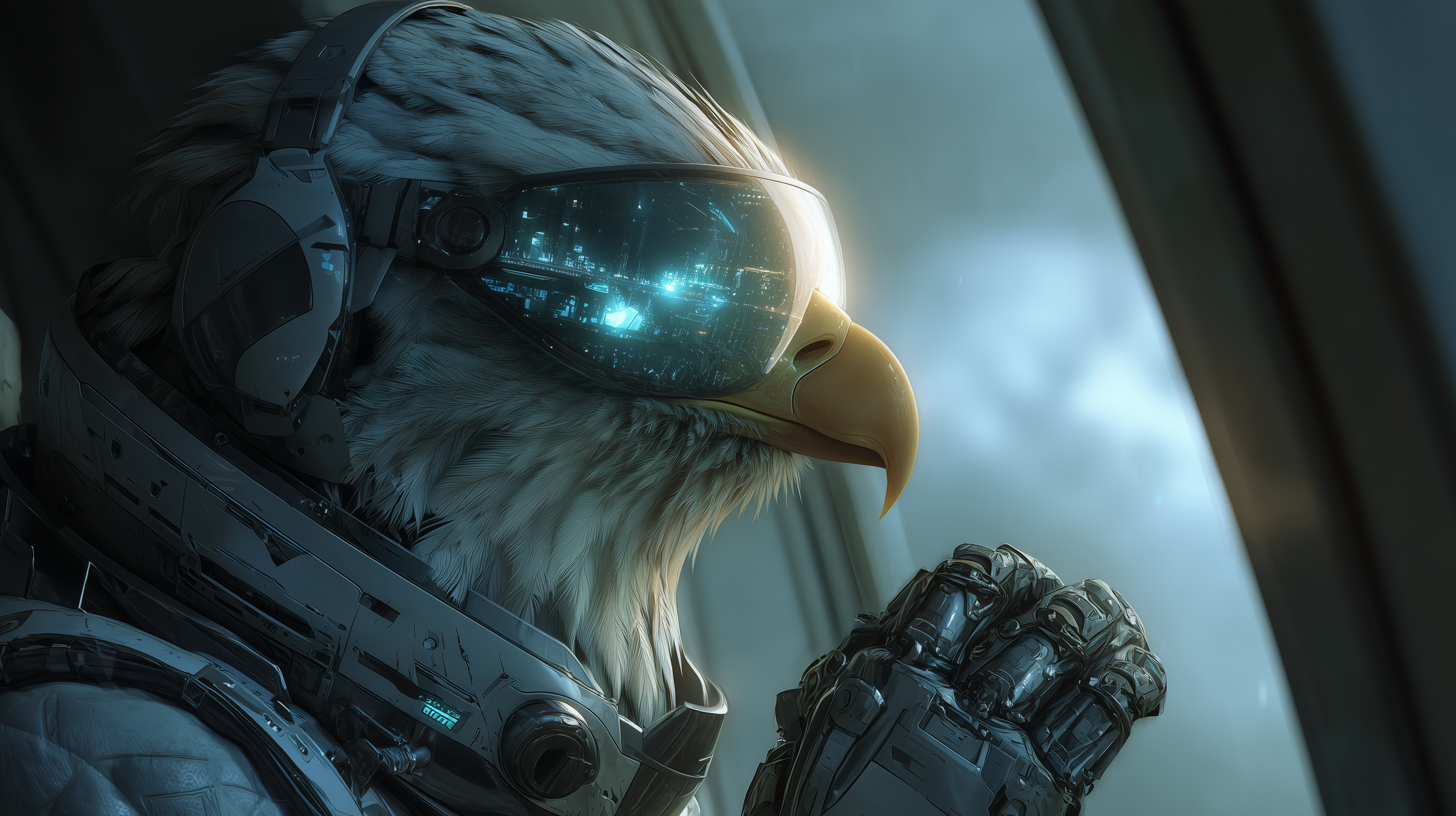 fond d'écran Pygargue à tête blanche 4k pour pc téléchargement gratuit