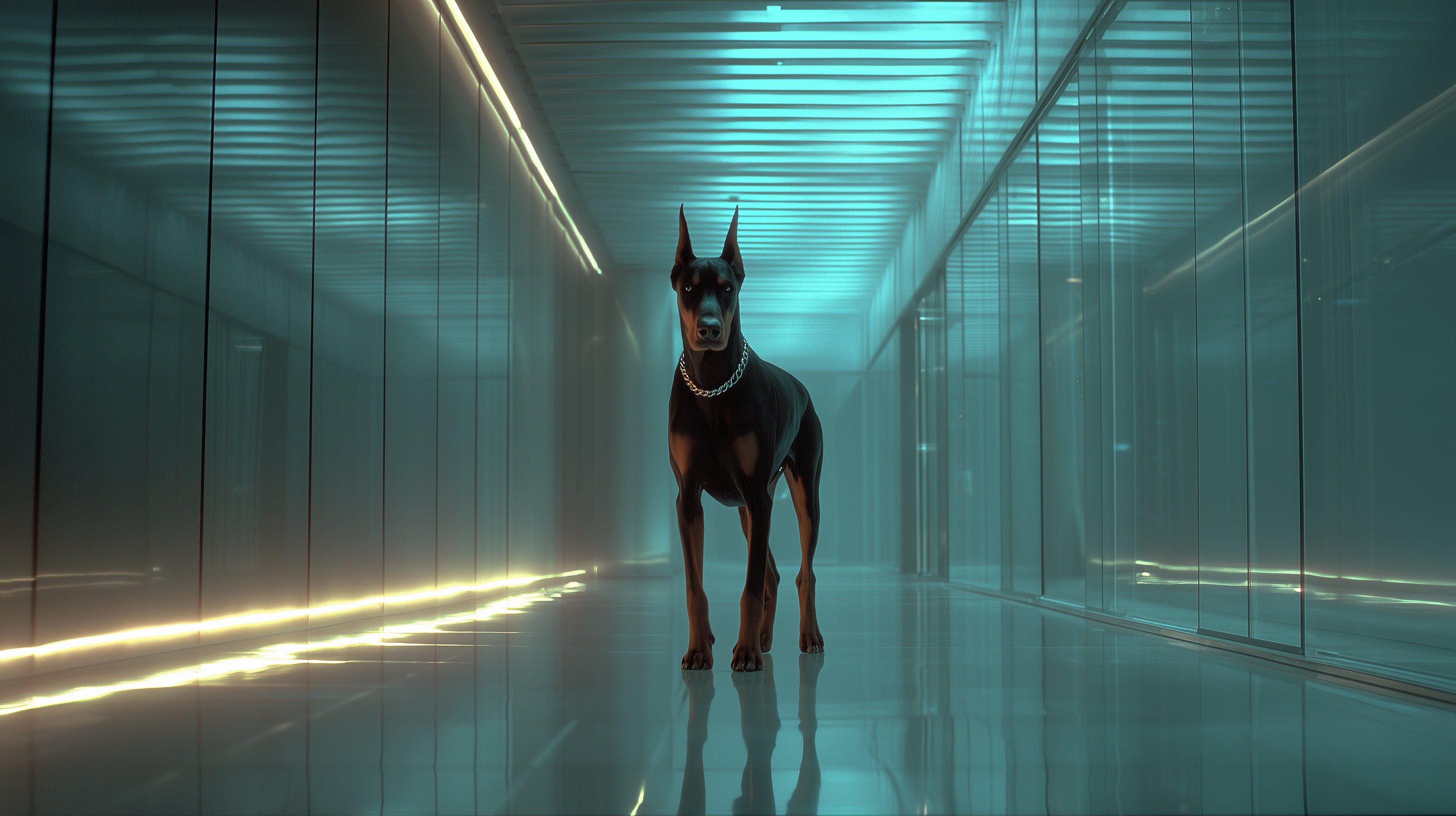 fond d'écran Doberman pour pc portable téléchargement gratuit