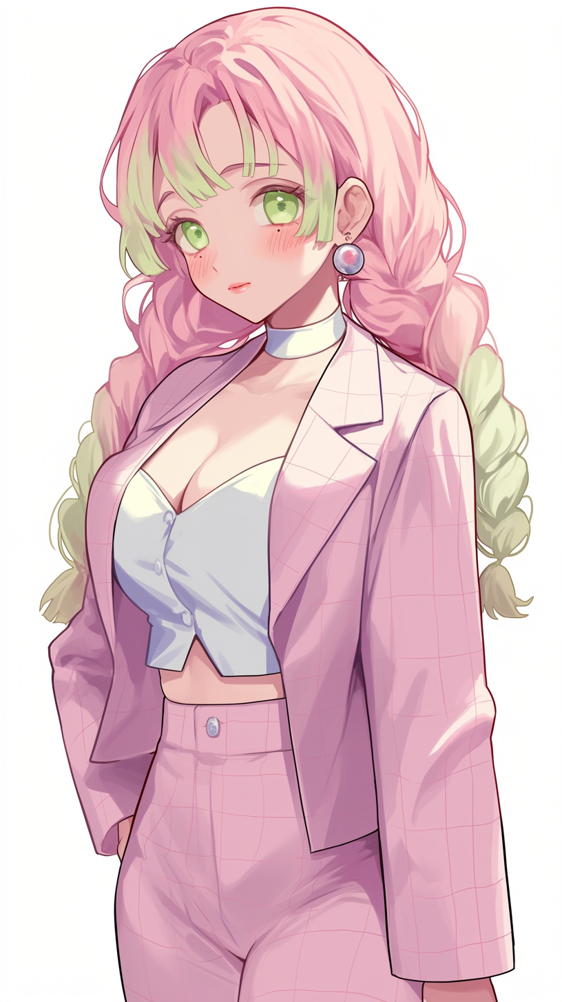 fond d'écran Mitsuri Kanroji téléphone télécharger gratuit