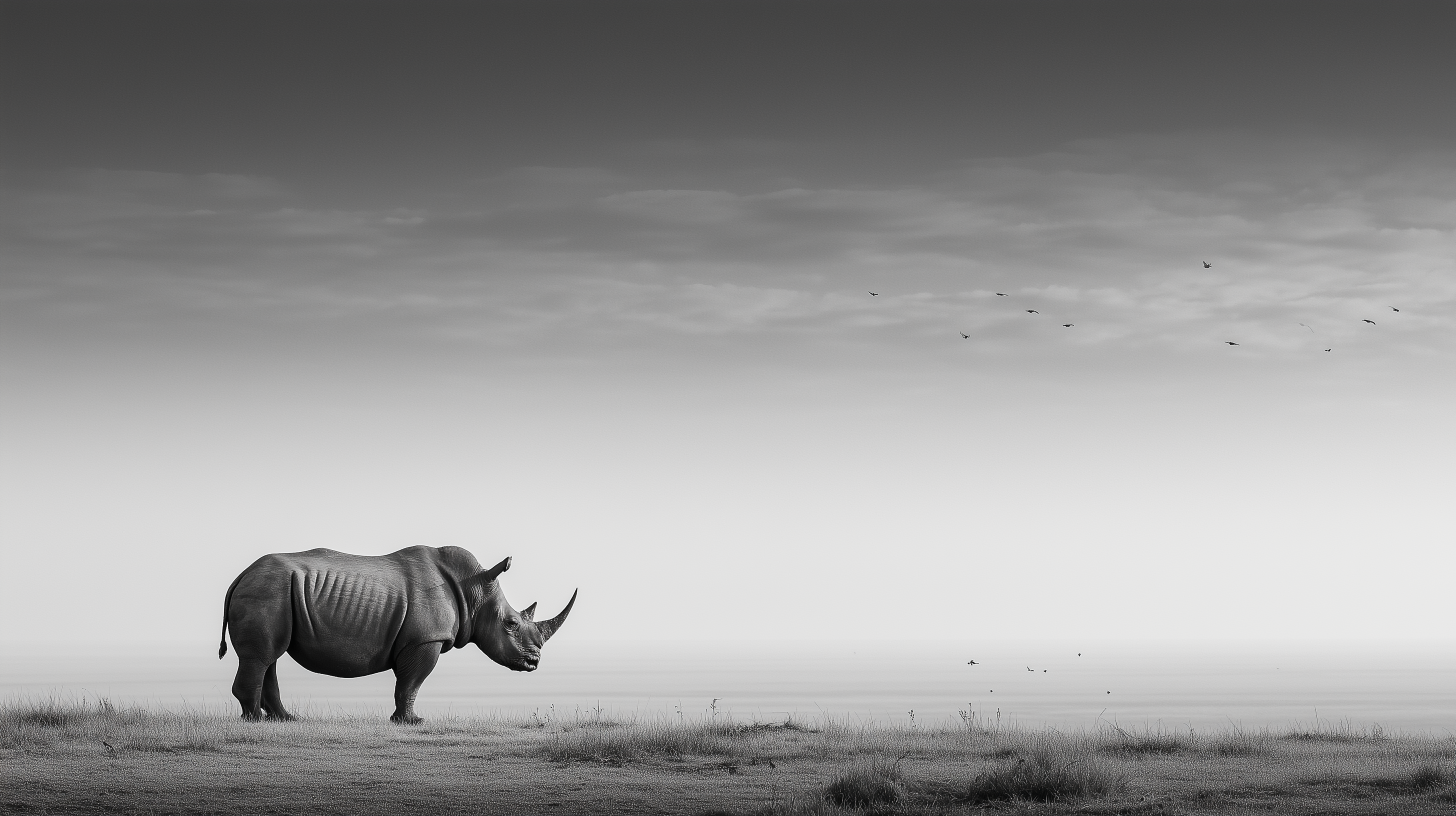 fond d'écran Rhinoceros 5k téléchargement gratuit