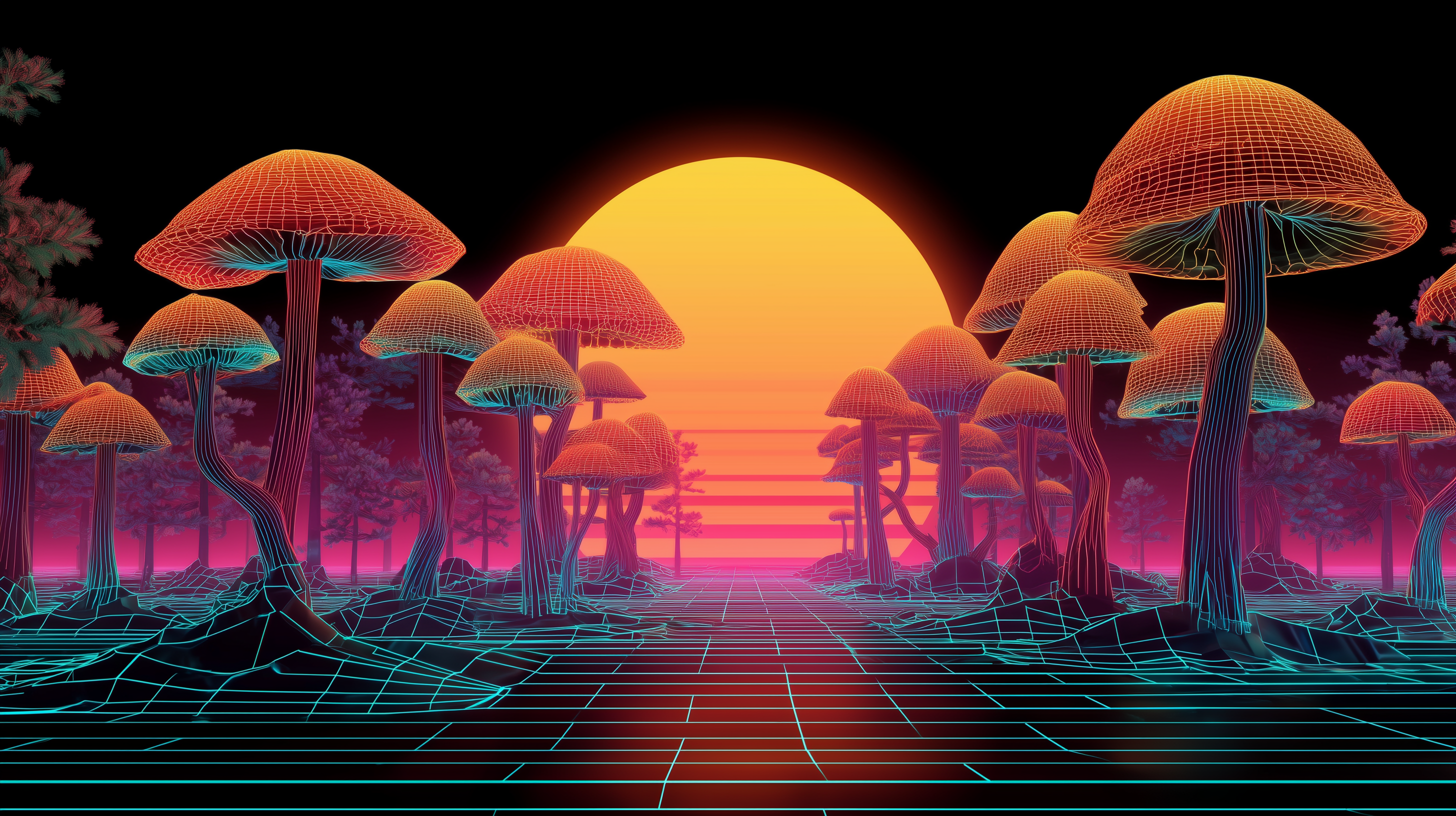 fond d'écran Champignon hp téléchargement gratuit