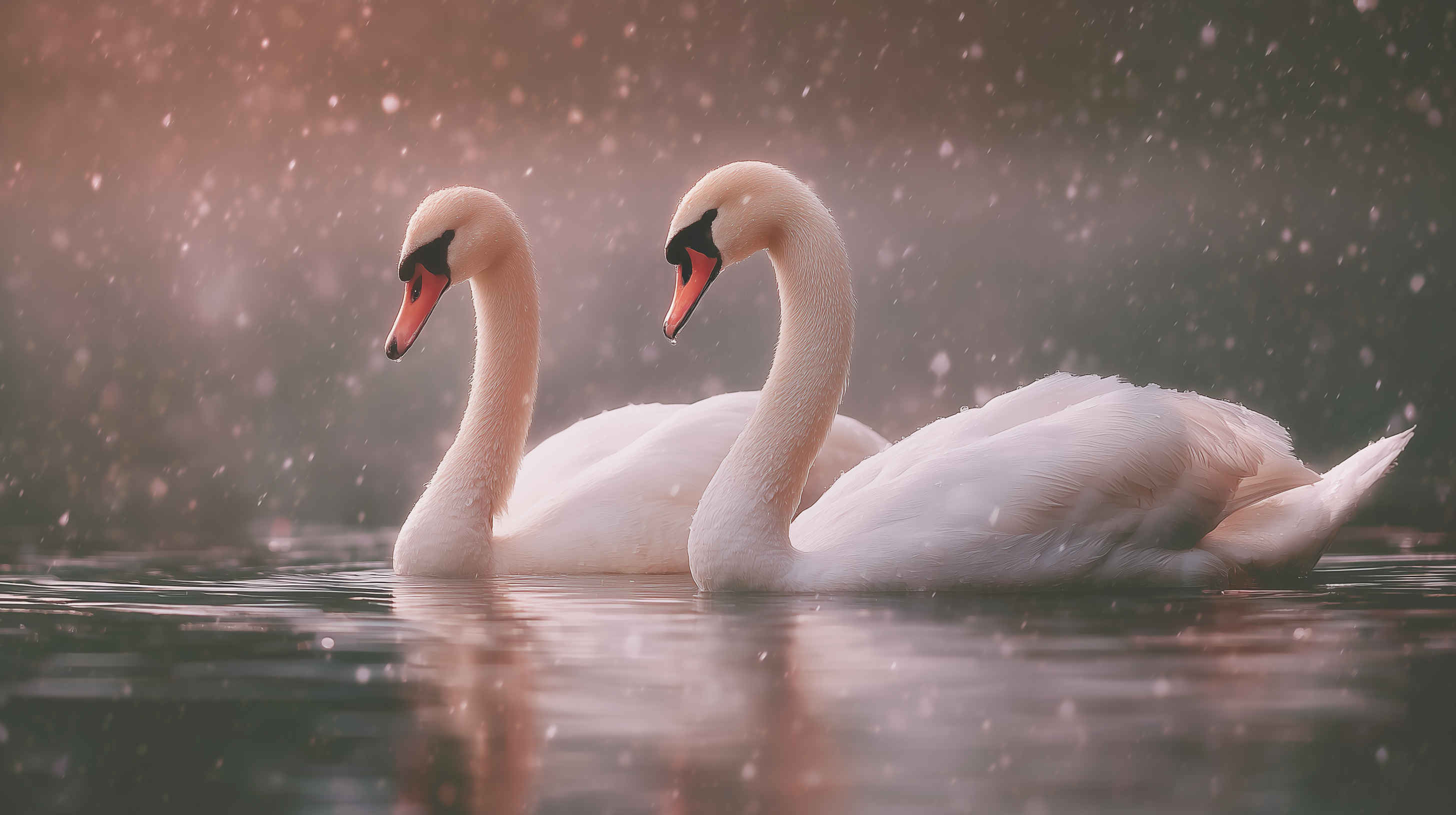 fond d'écran Cygne windows téléchargement gratuit