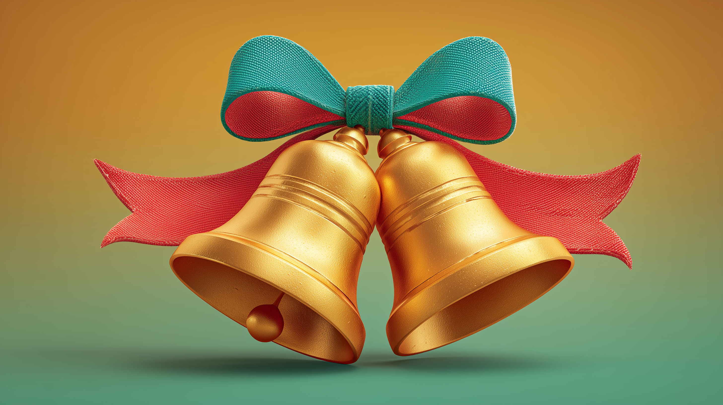 fond d'écran Cloches de Noël 4k windows 11 téléchargement gratuit