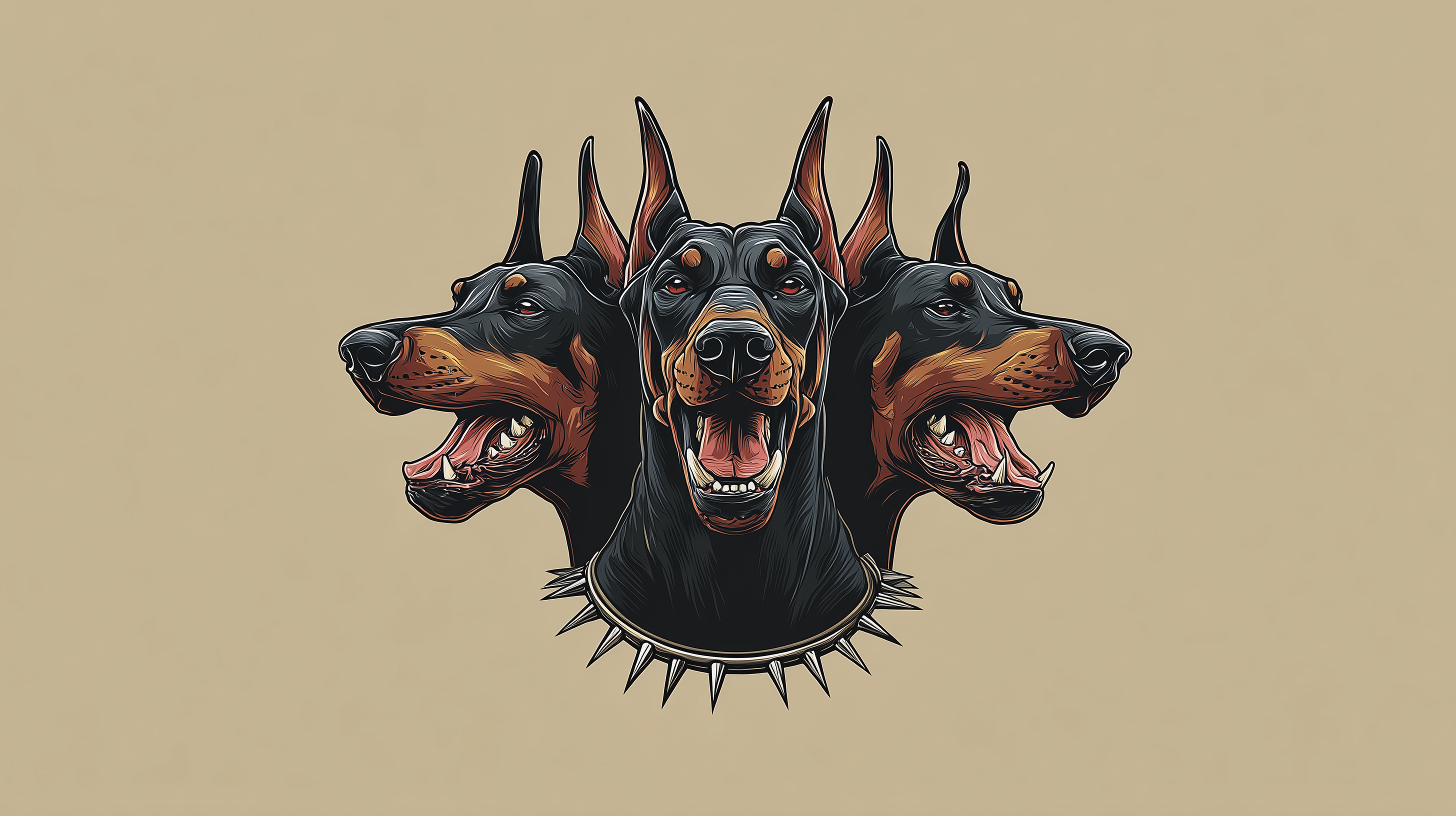 fond d'écran Doberman pc 3840x2160 téléchargement gratuit