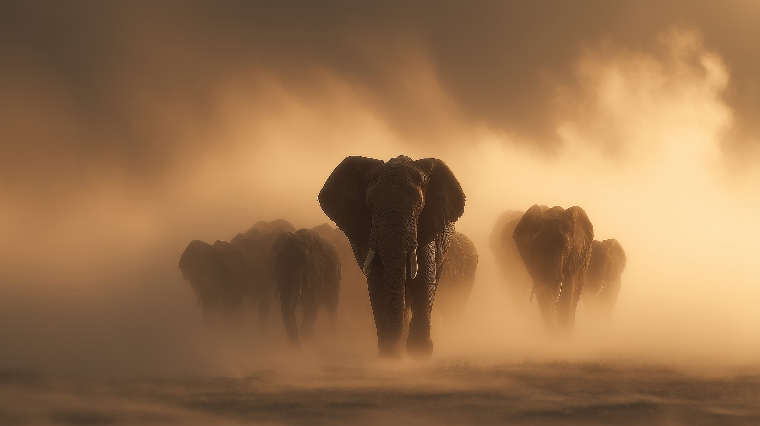 fond d'écran Éléphant windows 10 4k téléchargement gratuit