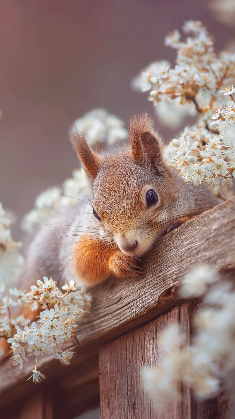 fond d'écran Écureuil téléphone Xiaomi gratuit