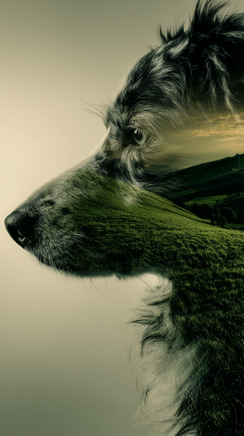 fond d'écran Double exposition pour tablette android gratuit