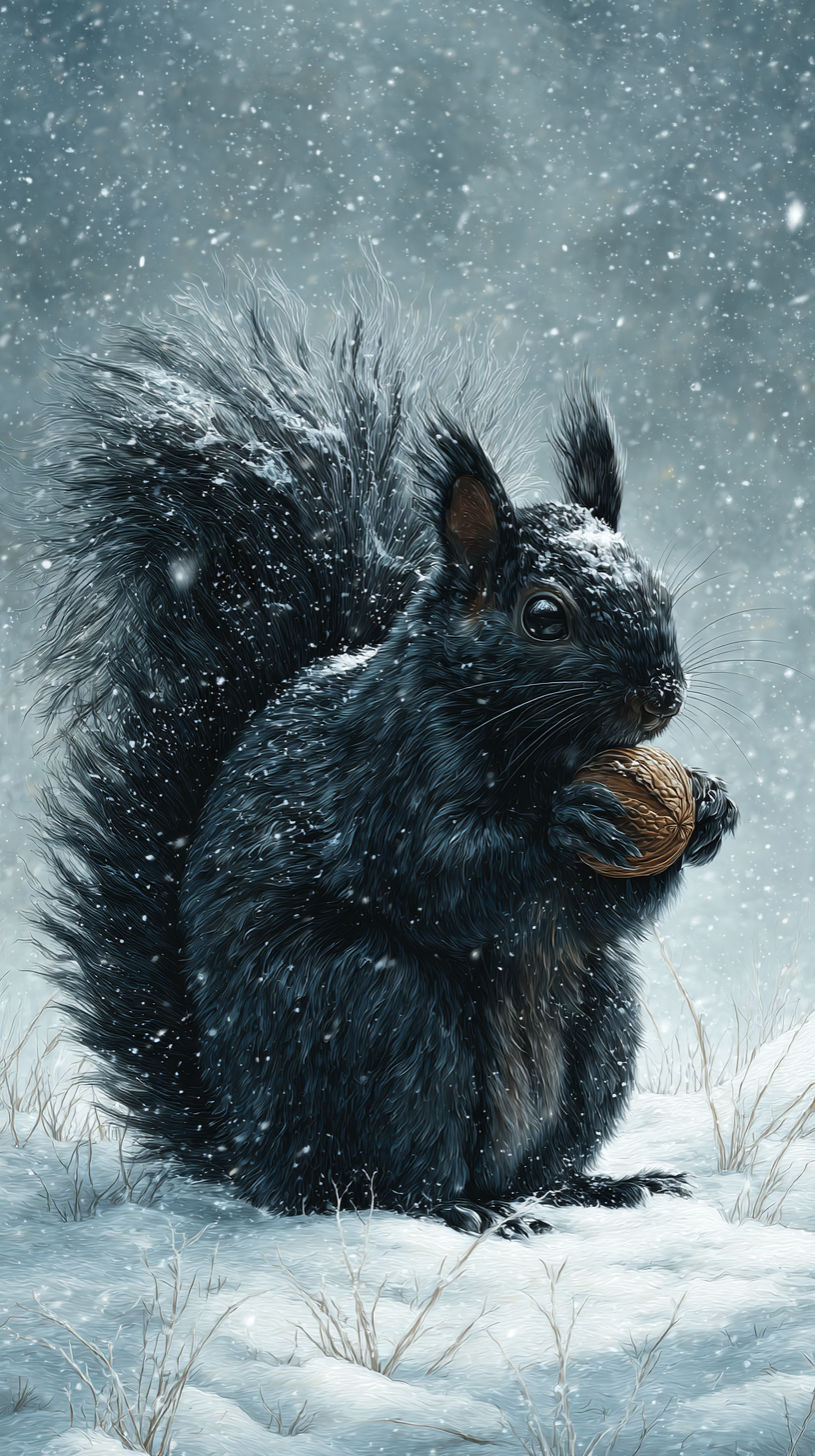 fond d'écran Écureuil iphone 15 gratuit