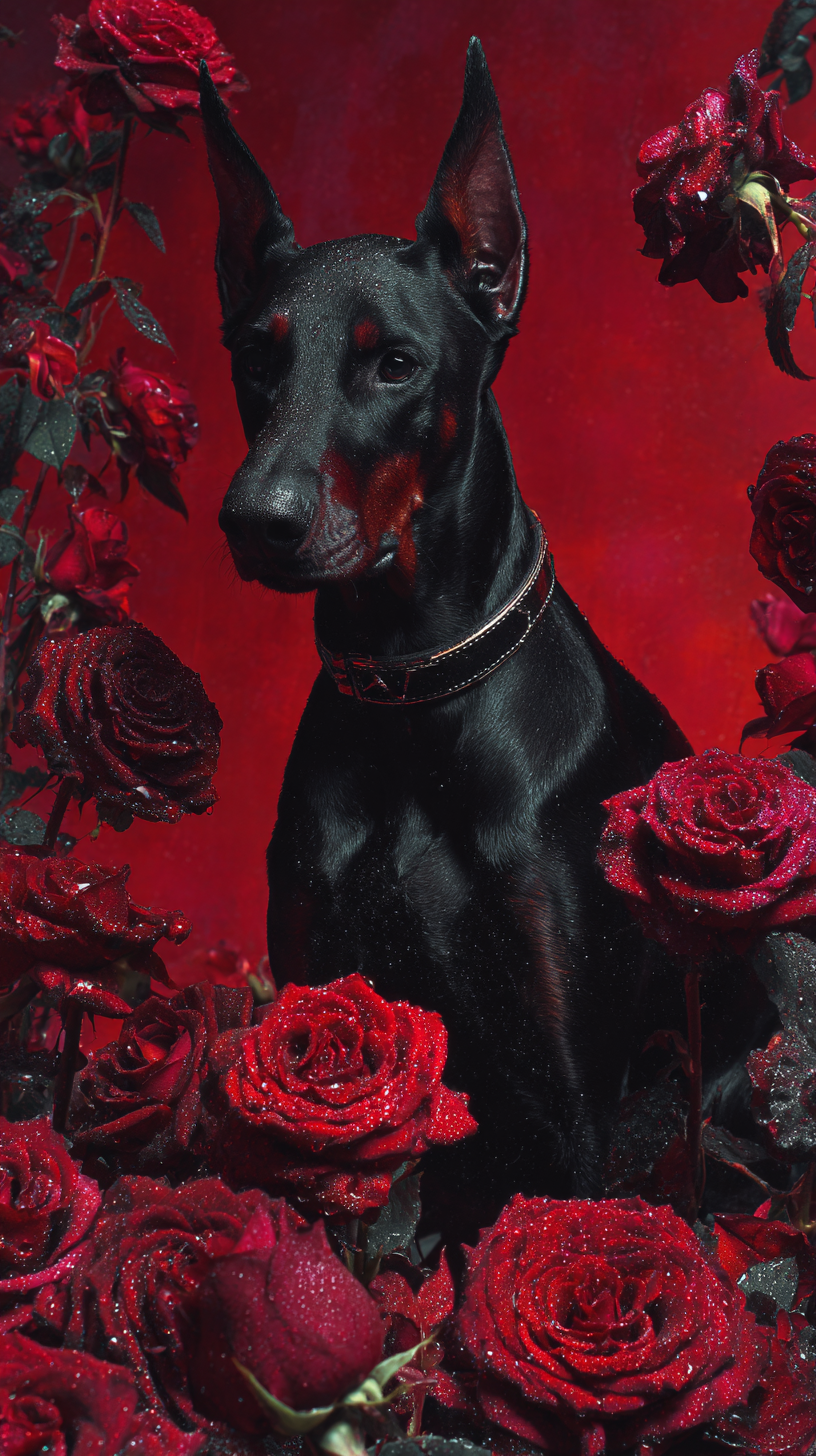 fond d'écran Doberman pour tablette android gratuit