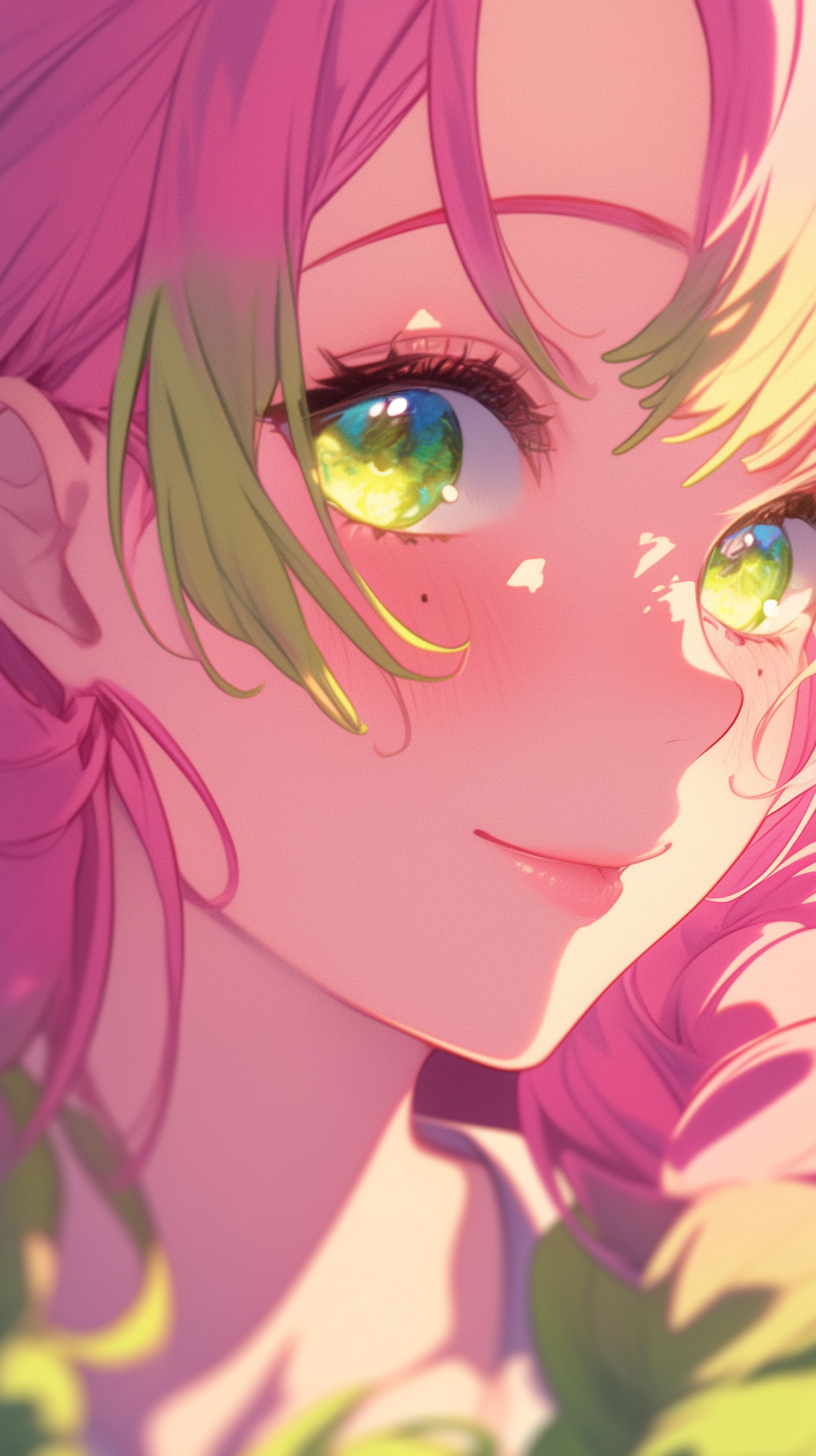 fond d'écran Mitsuri Kanroji téléphone 4k télécharger gratuit