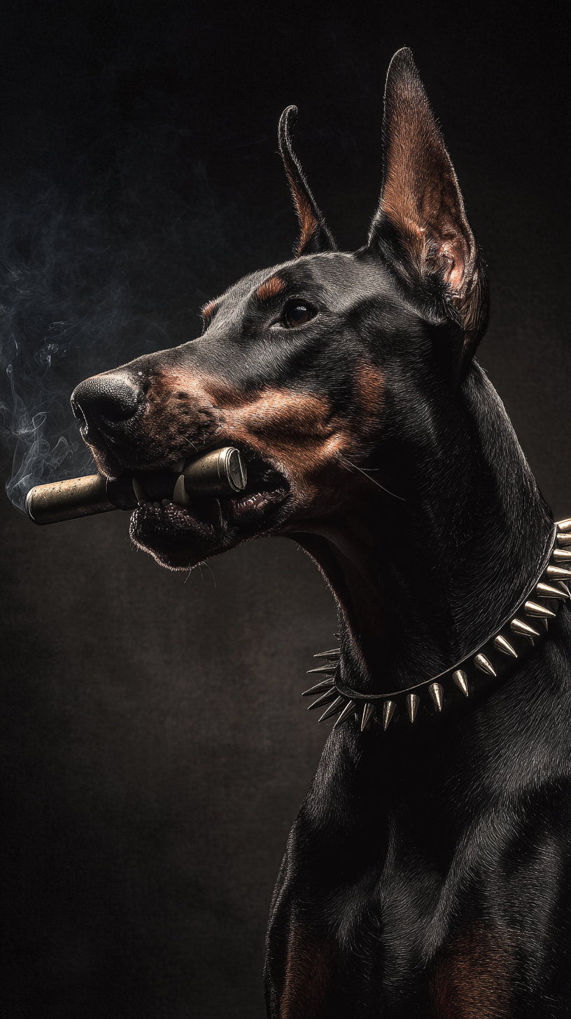 fond d'écran Doberman téléphone Asus télécharger gratuit