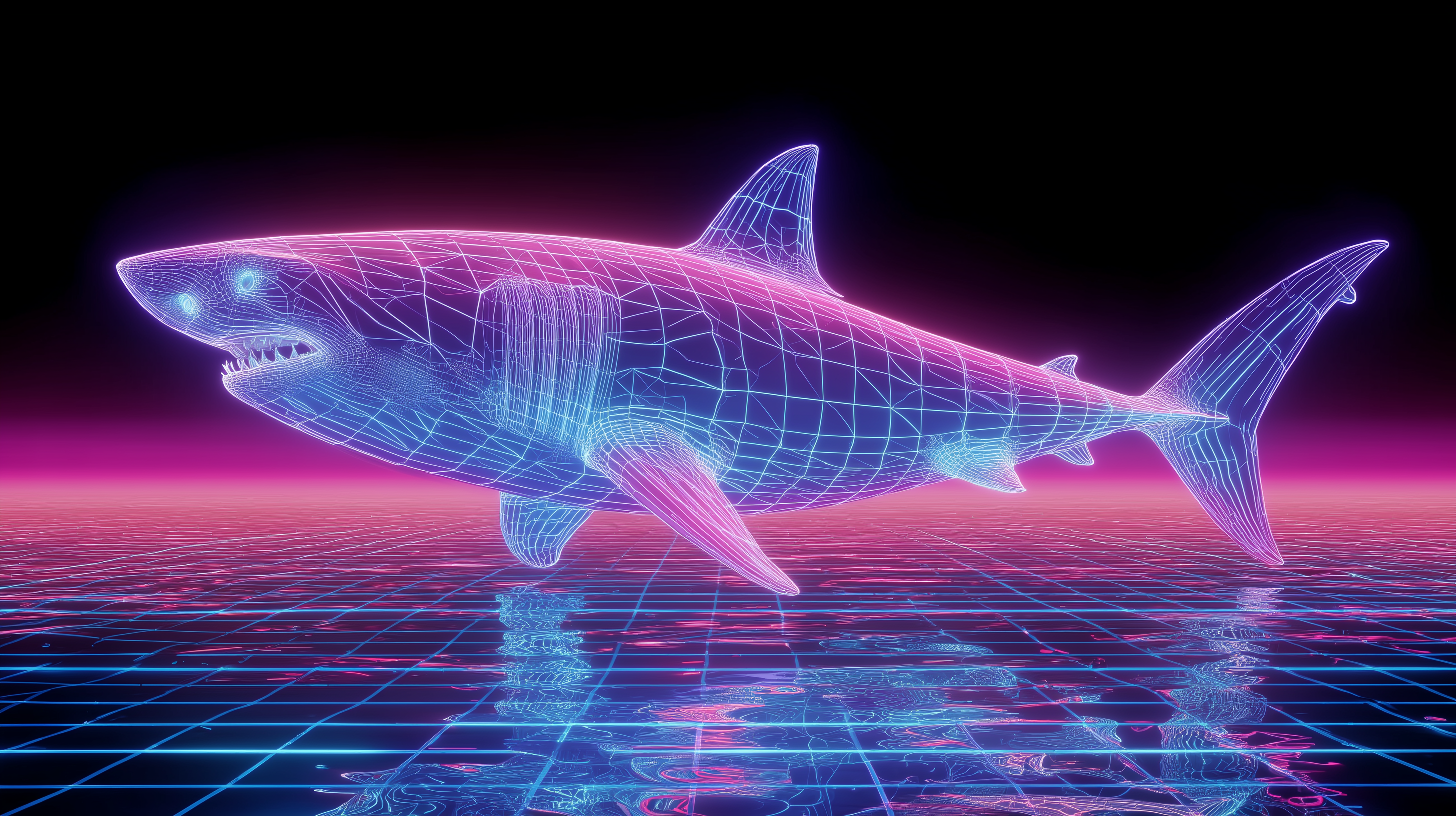 fond d'écran Requin windows 11 gratuit téléchargement gratuit