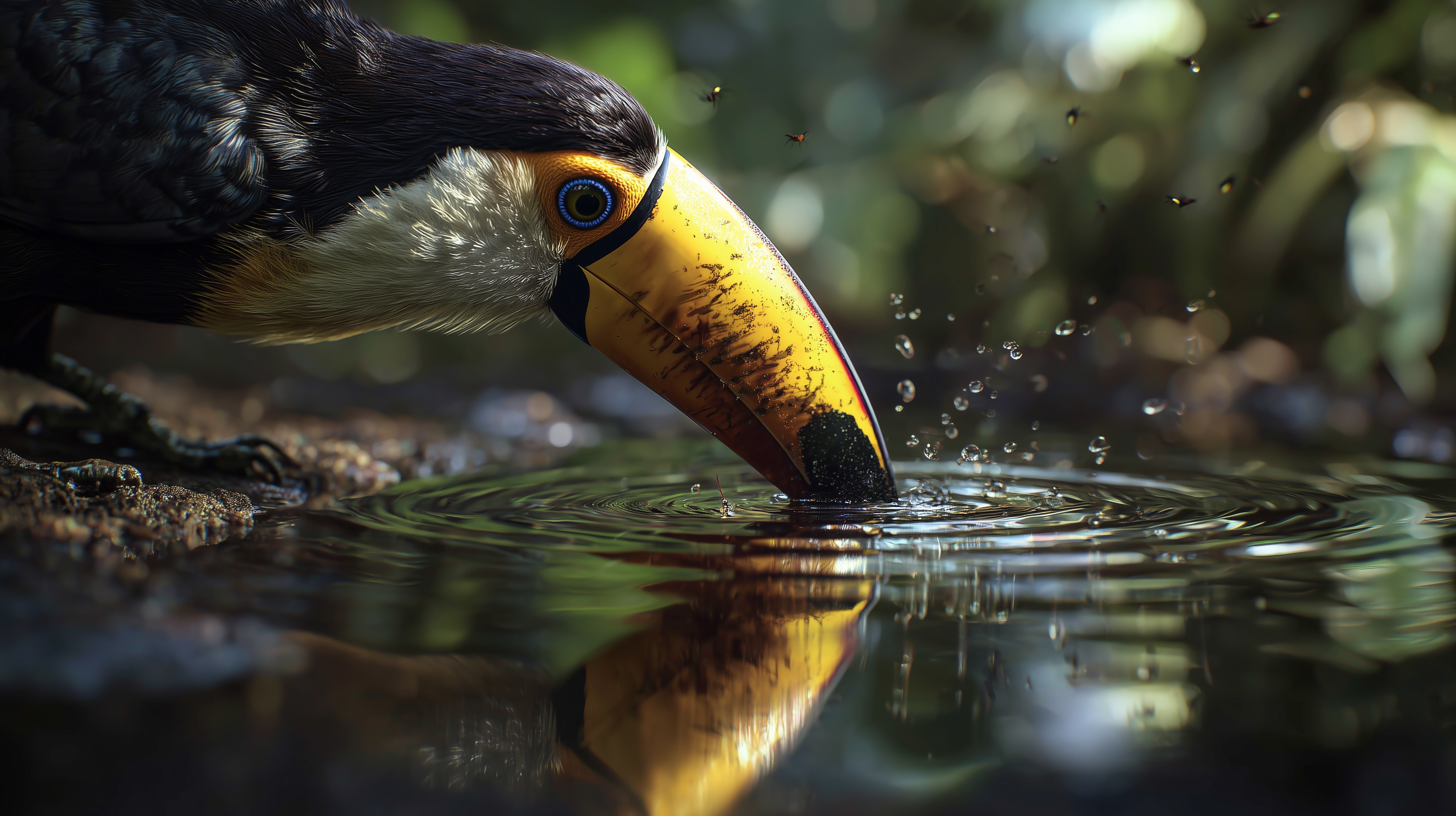 fond d'écran Toucan pour mac 4k téléchargement gratuit