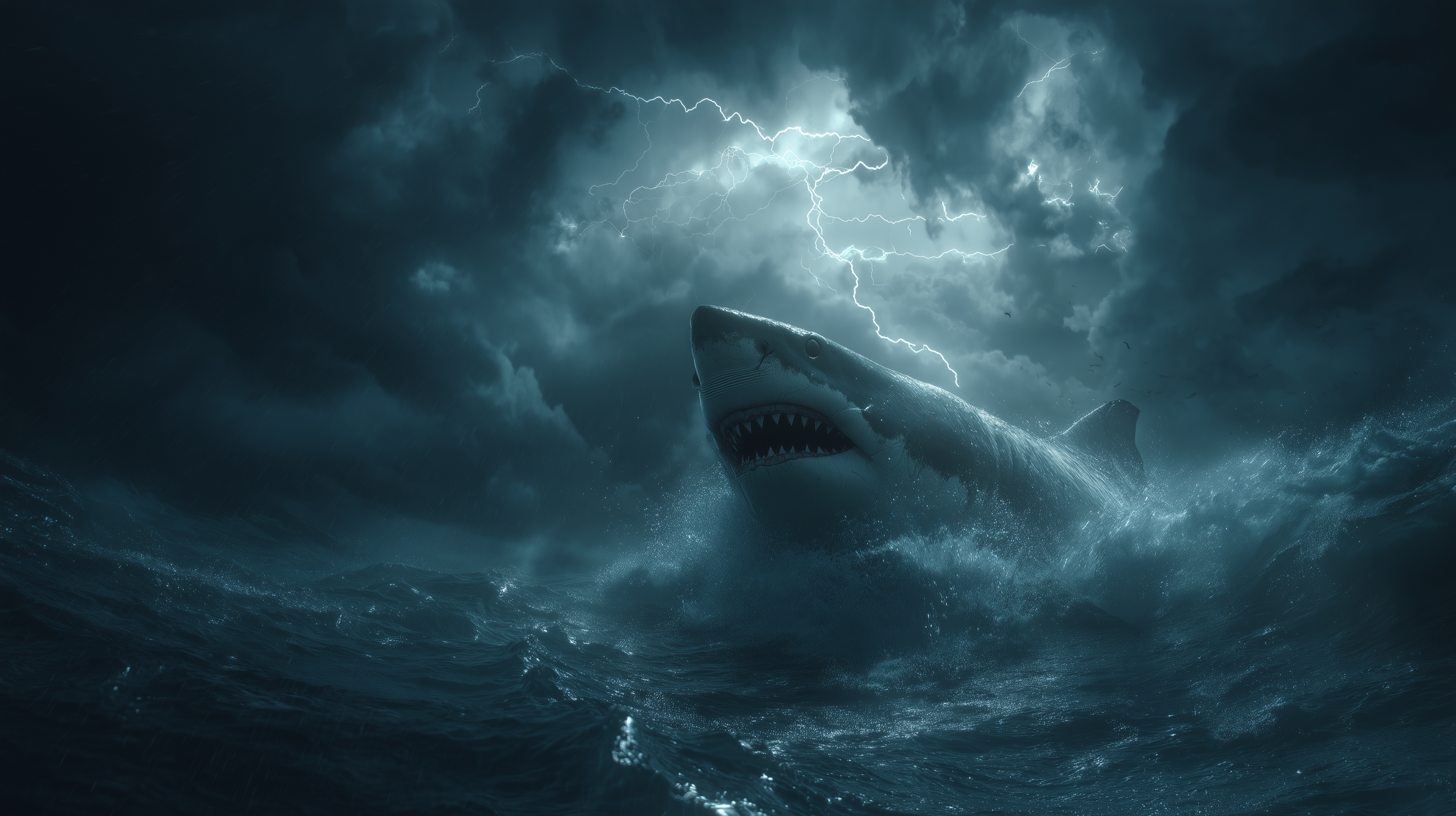 fond d'écran Requin pc 4k ultra hd téléchargement gratuit