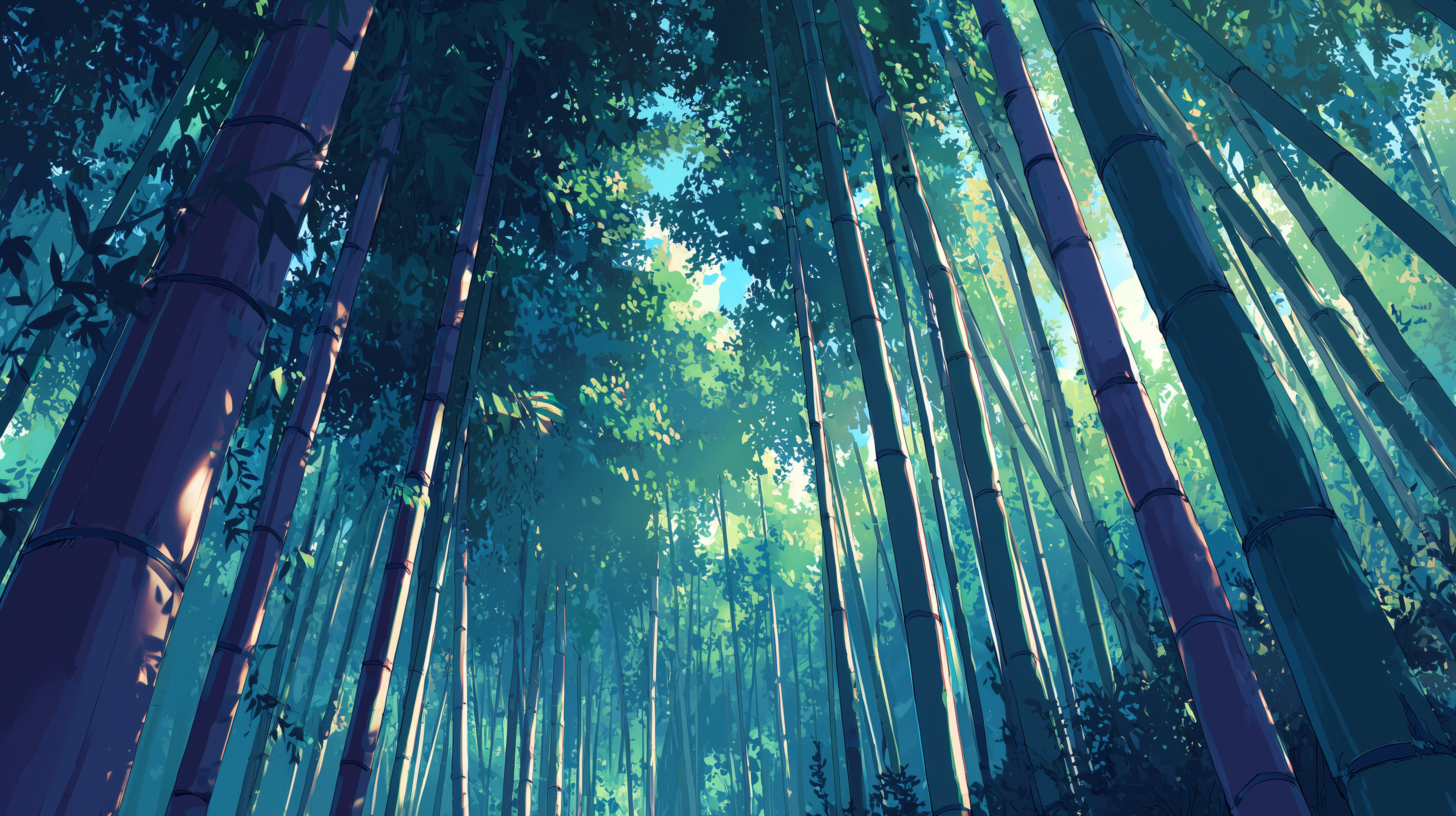 fond d'écran bambou 4k 2560x1440 téléchargement gratuit