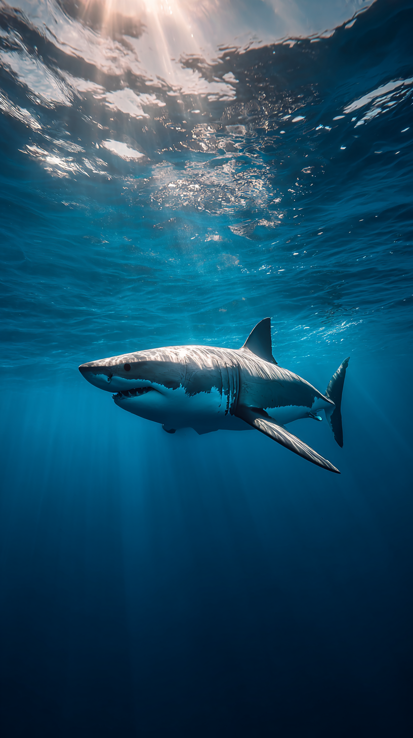 fond d'écran Requin iphone 14 télécharger gratuit