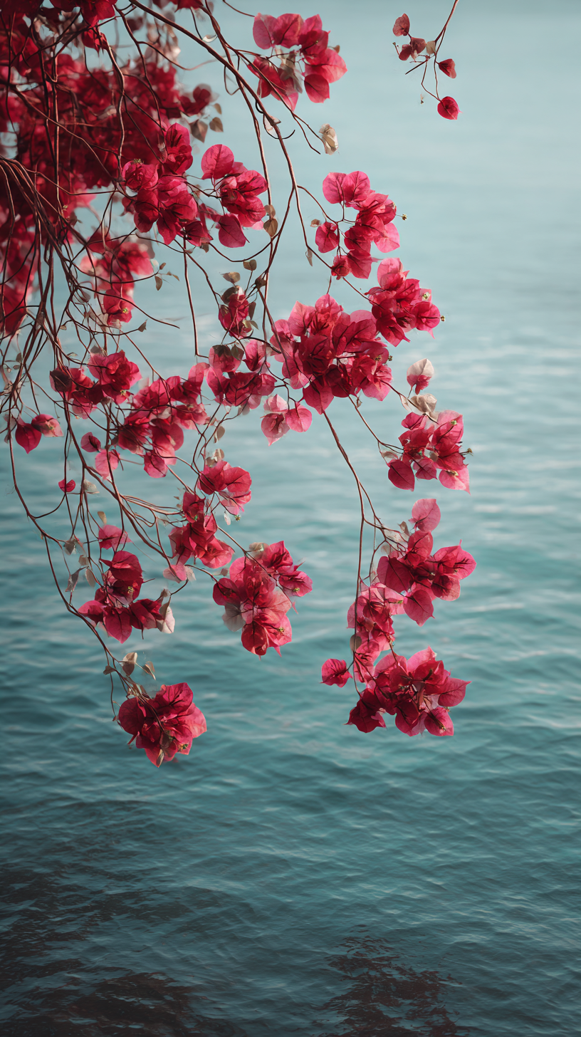fond d'écran Bougainvillea iphone 15 4k télécharger gratuit