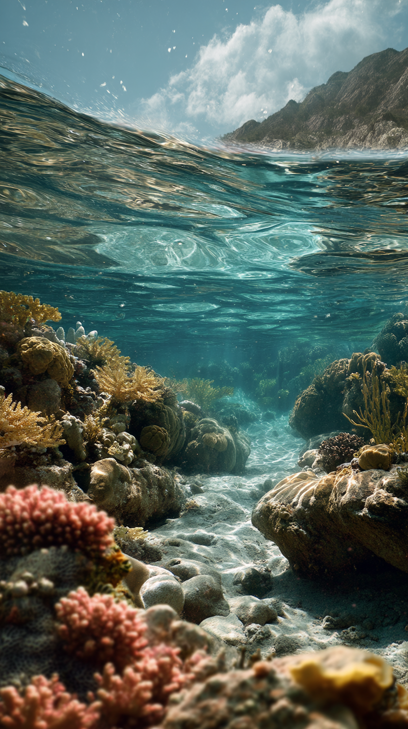 fond d'écran recif corail iphone 12 télécharger gratuit