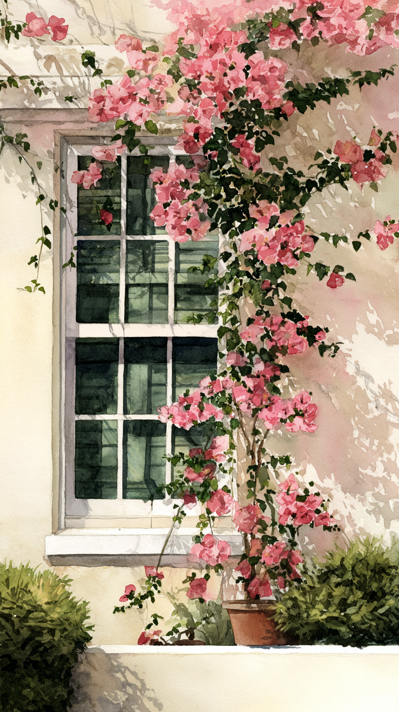 fond d'écran Bougainvillea iphone 16 pro max télécharger gratuit