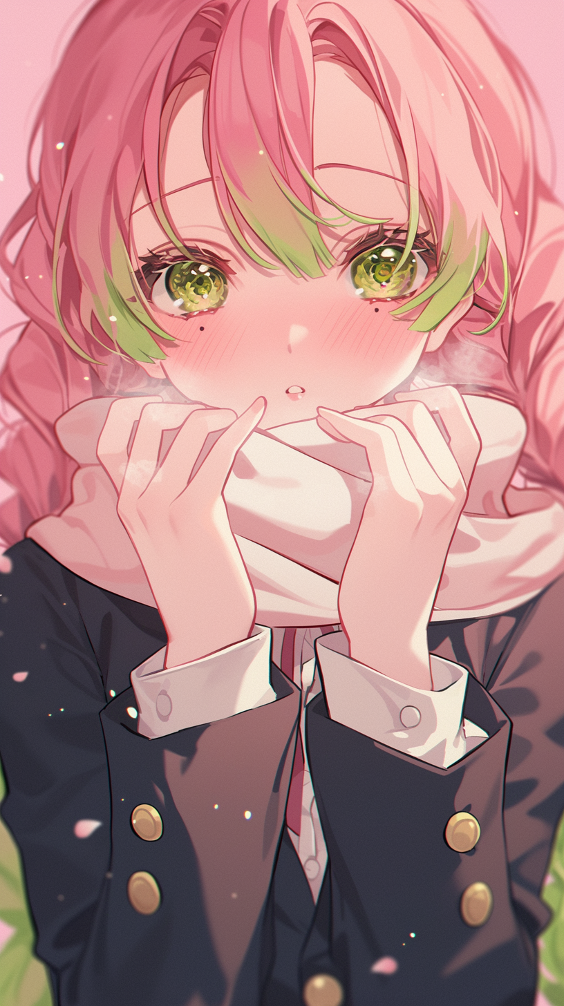 fond d'écran Mitsuri Kanroji téléphone samsung gratuit