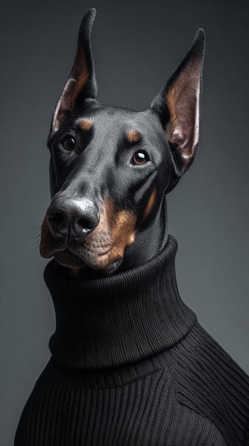 fond d'écran Doberman téléphone Sony télécharger gratuit