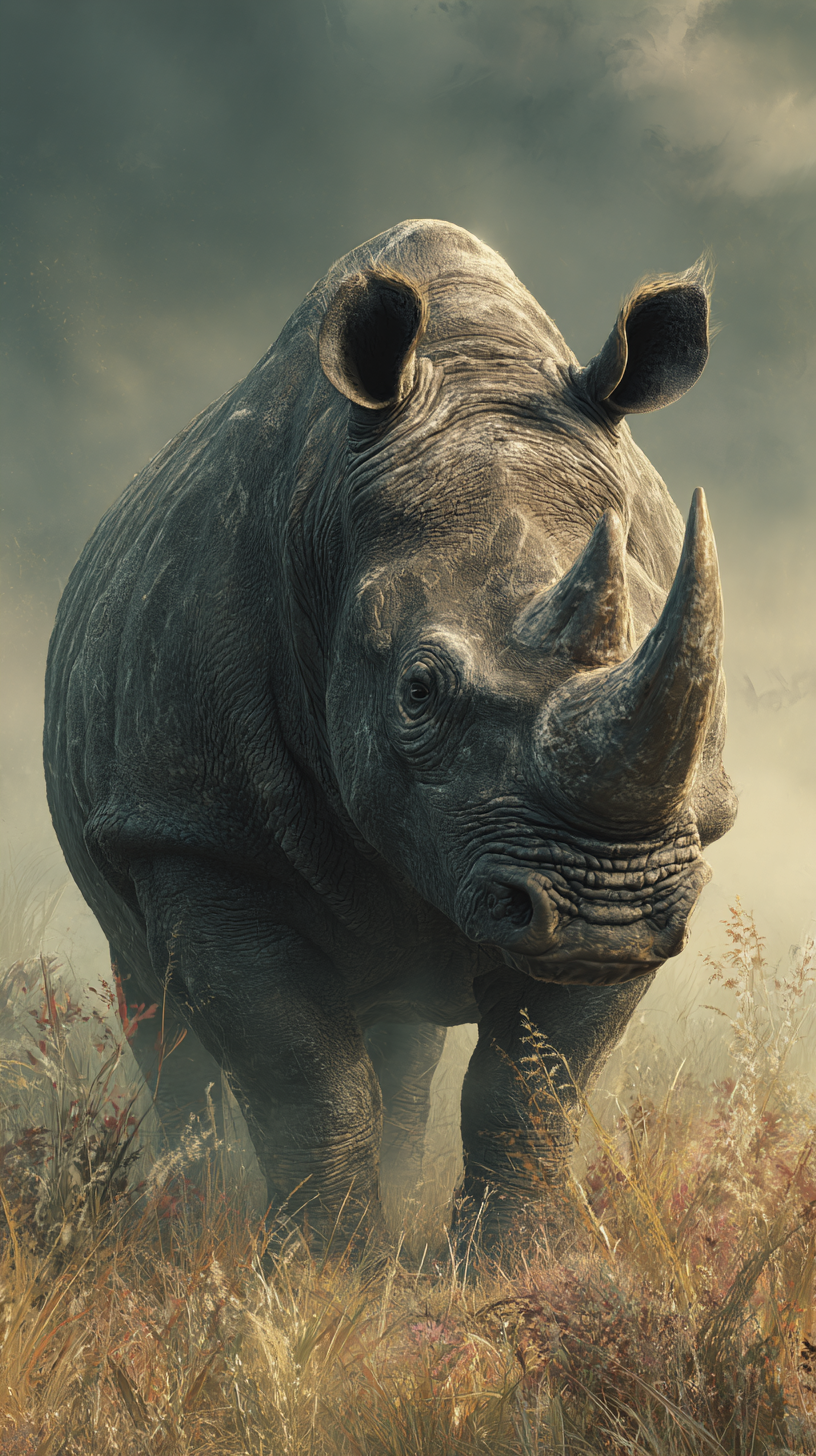 fond d'écran Rhinoceros iphone 8 gratuit