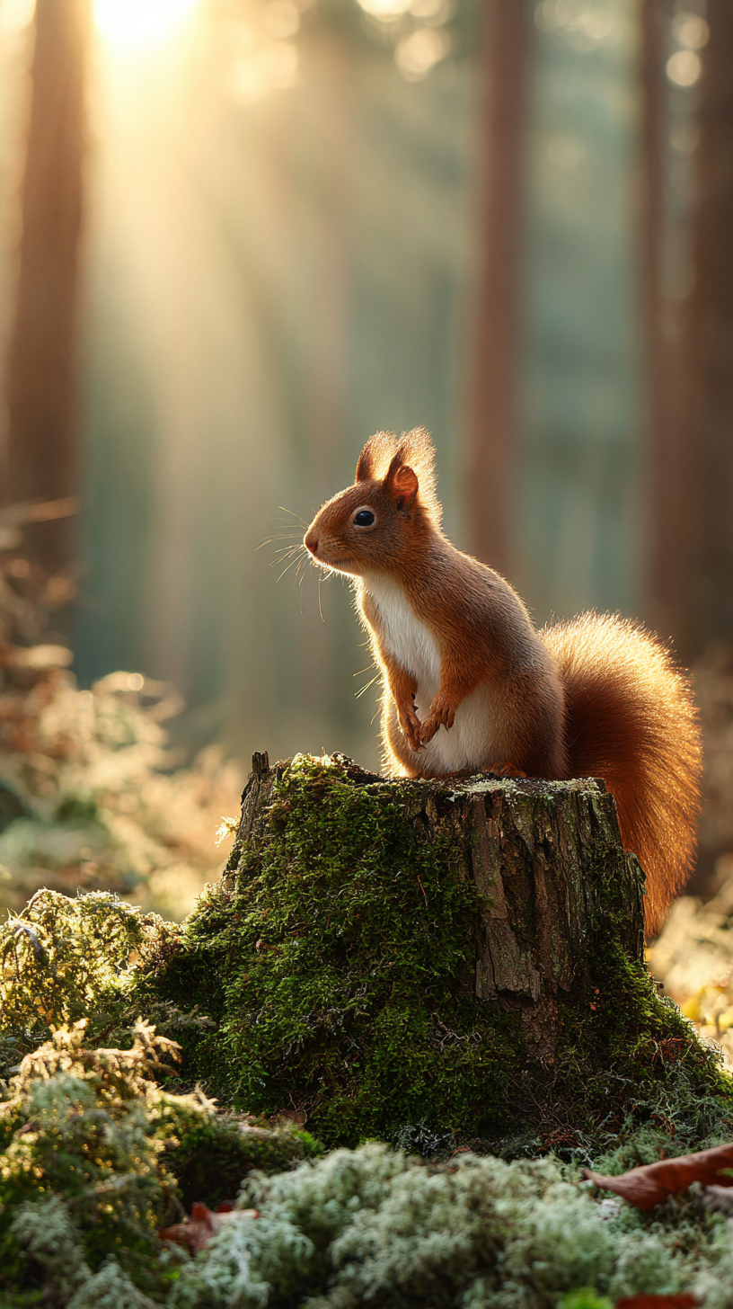 iphone fond d'écran Écureuil gratuit