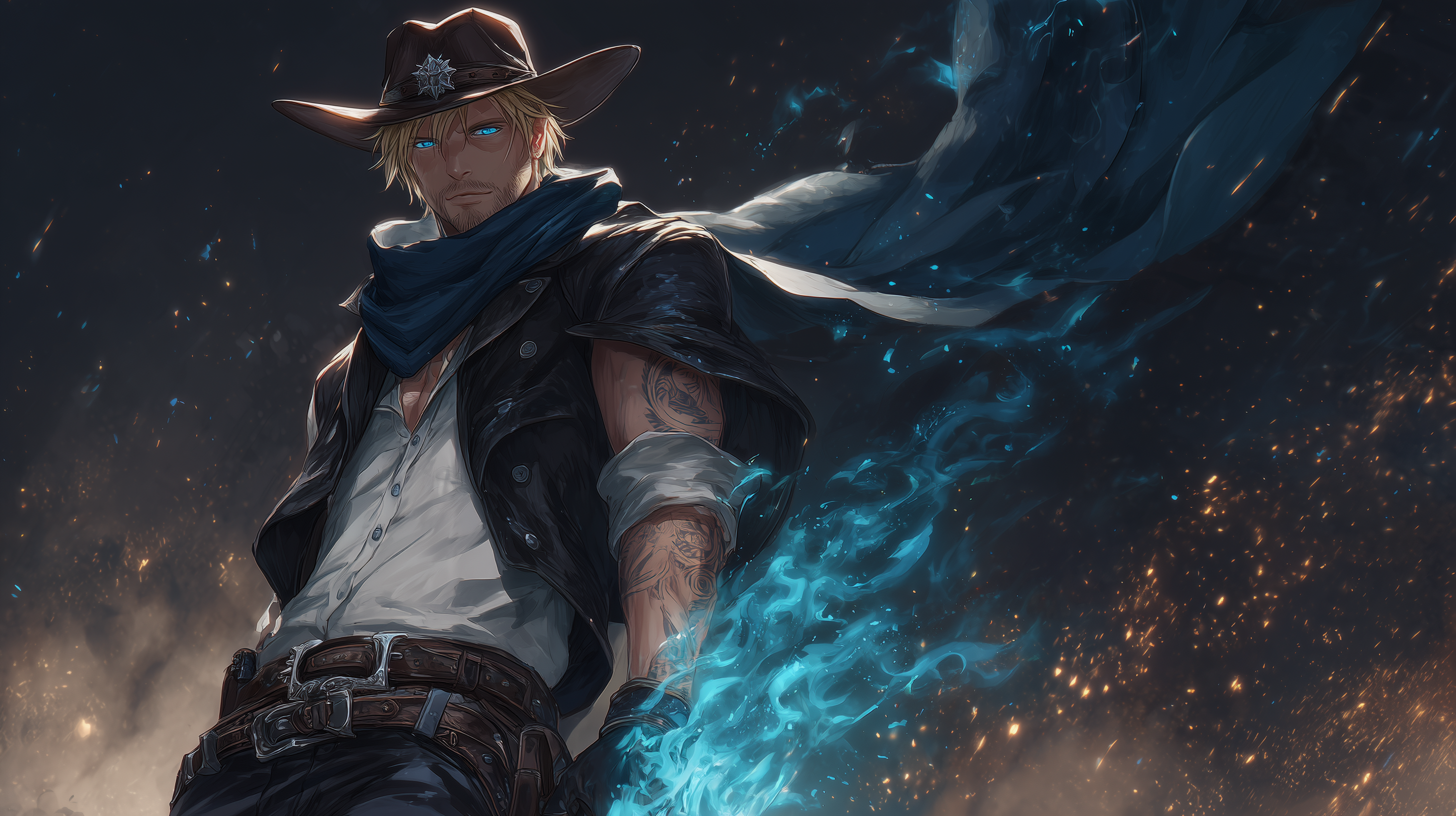 fond d'écran cowboy pc 3440x1440 téléchargement gratuit