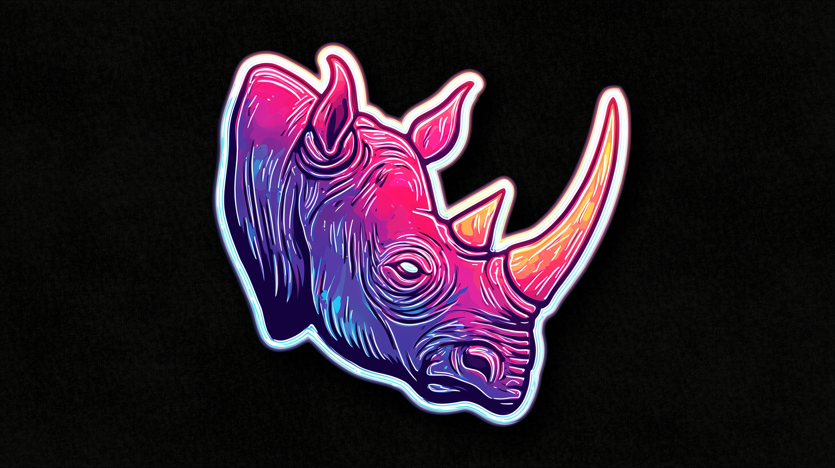 fond d'écran Rhinoceros windows 10 4k téléchargement gratuit