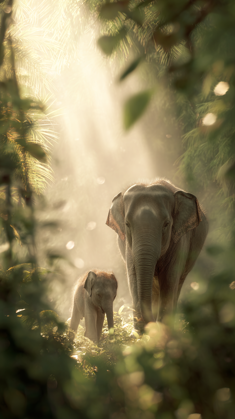 fond d'écran Éléphant android 4k télécharger gratuit