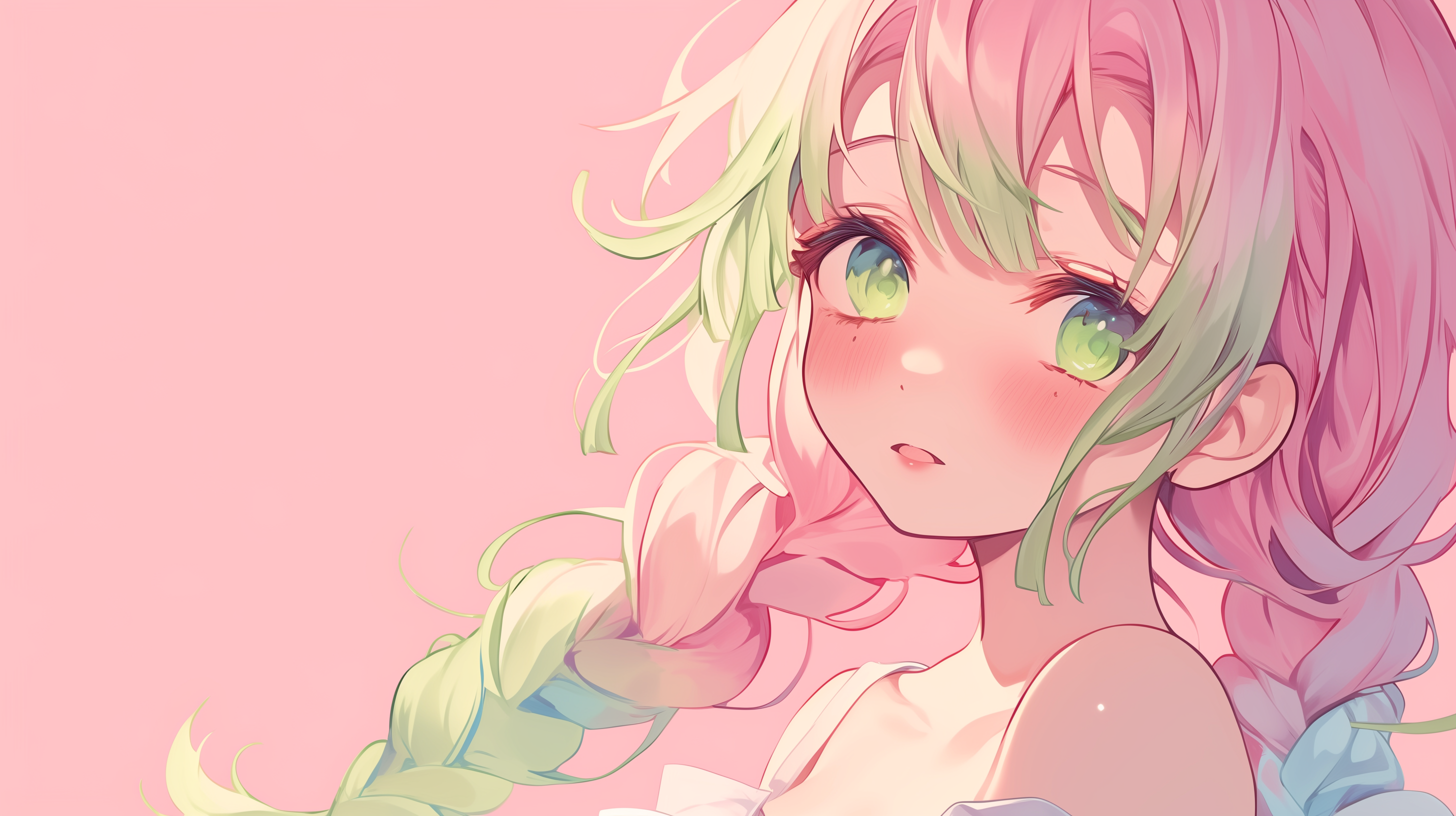 fond d'écran Mitsuri Kanroji pc 5120x2880 téléchargement gratuit