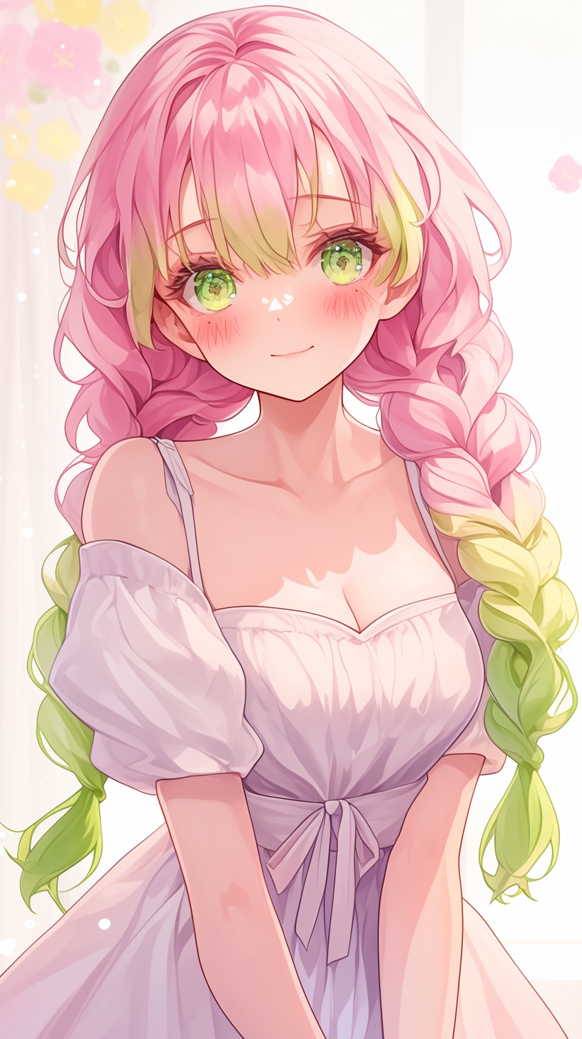 fond d'écran Mitsuri Kanroji sans filigrane pour téléphone portable gratuit