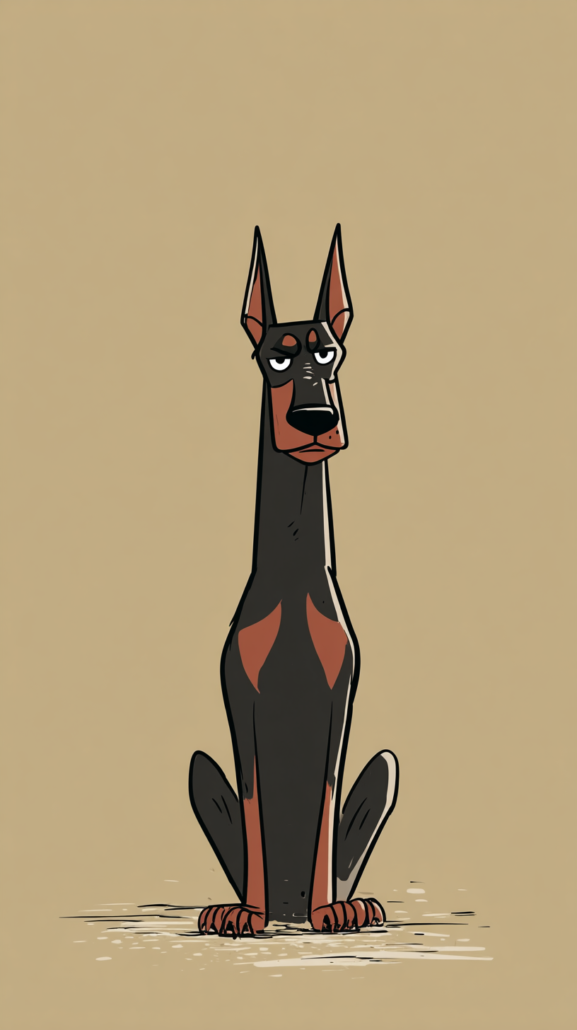 fond d'écran Doberman téléphone OnePlus gratuit