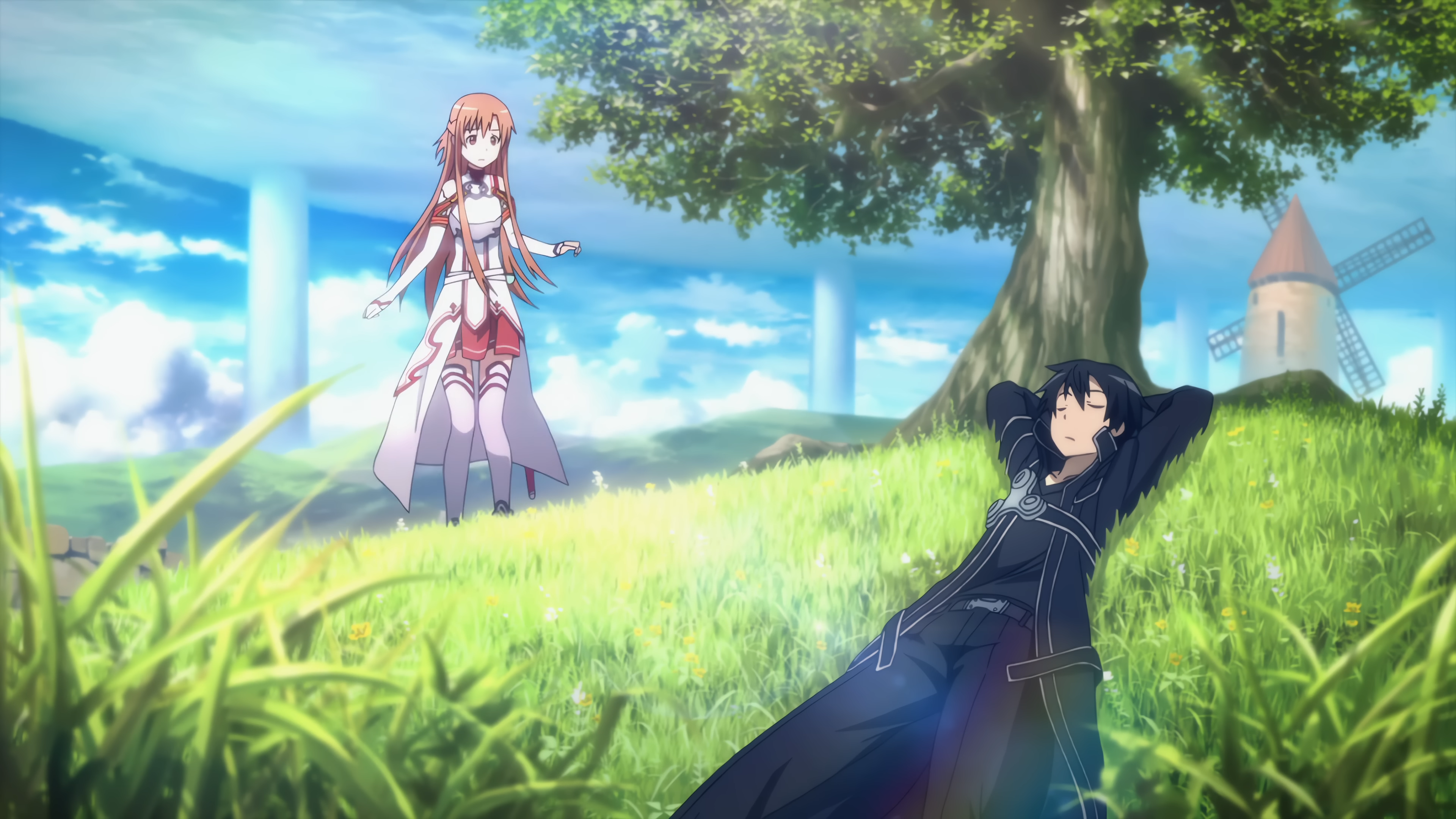 fond d'écran Sword Art Online hp 4k téléchargement gratuit
