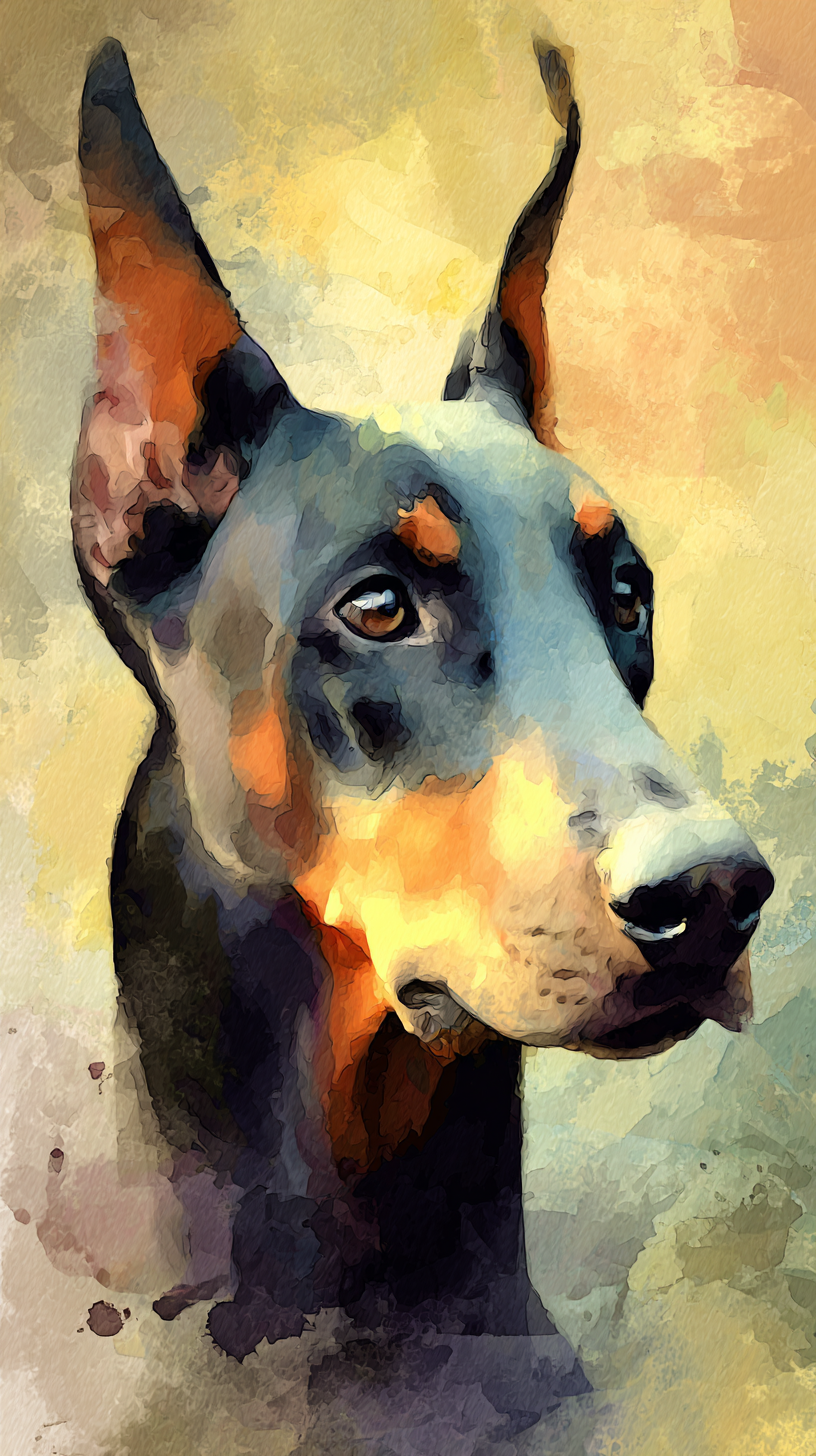 fond d'écran Doberman téléphone Nokia gratuit