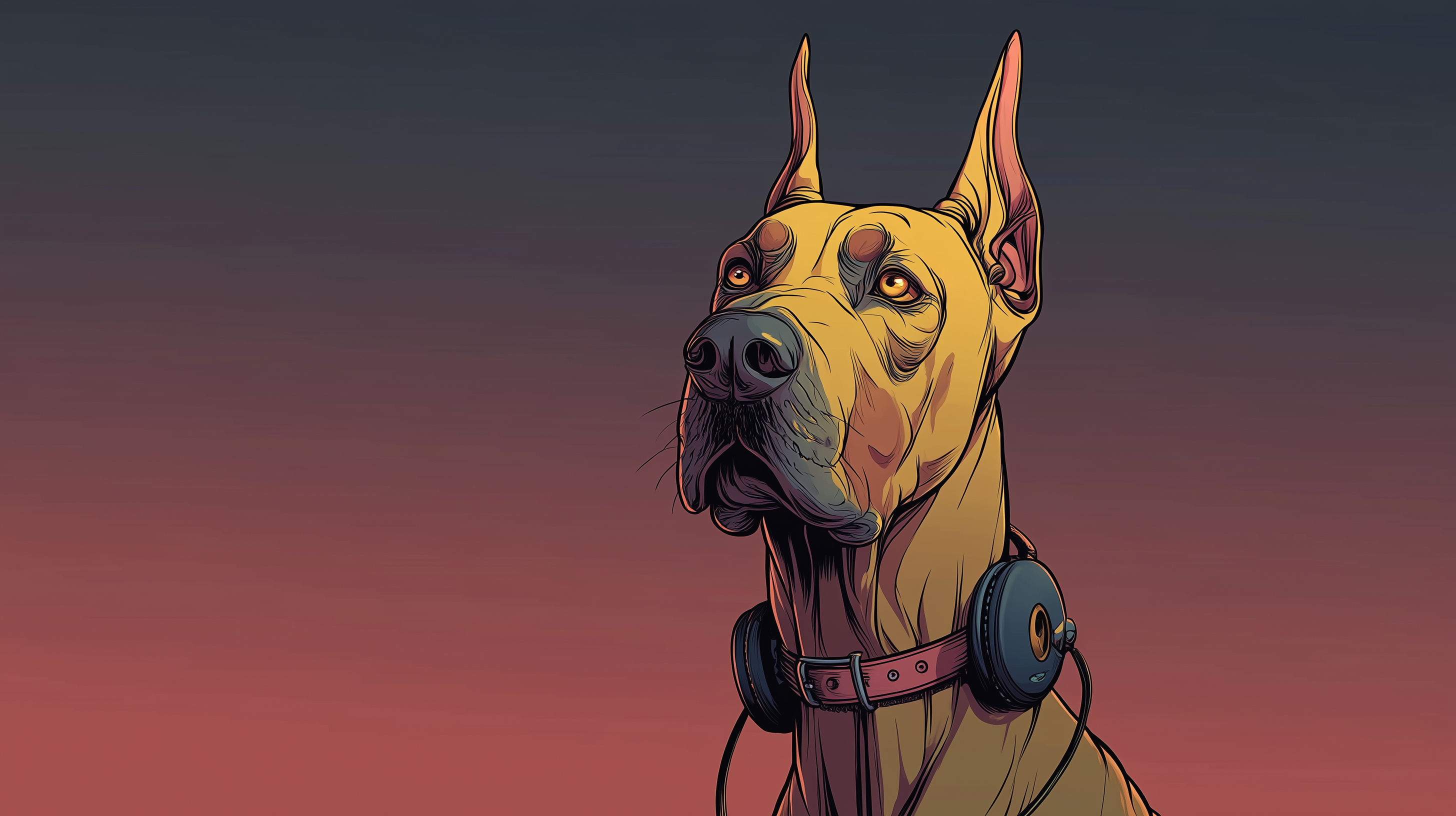 fond d'écran Doberman 4:3 téléchargement gratuit