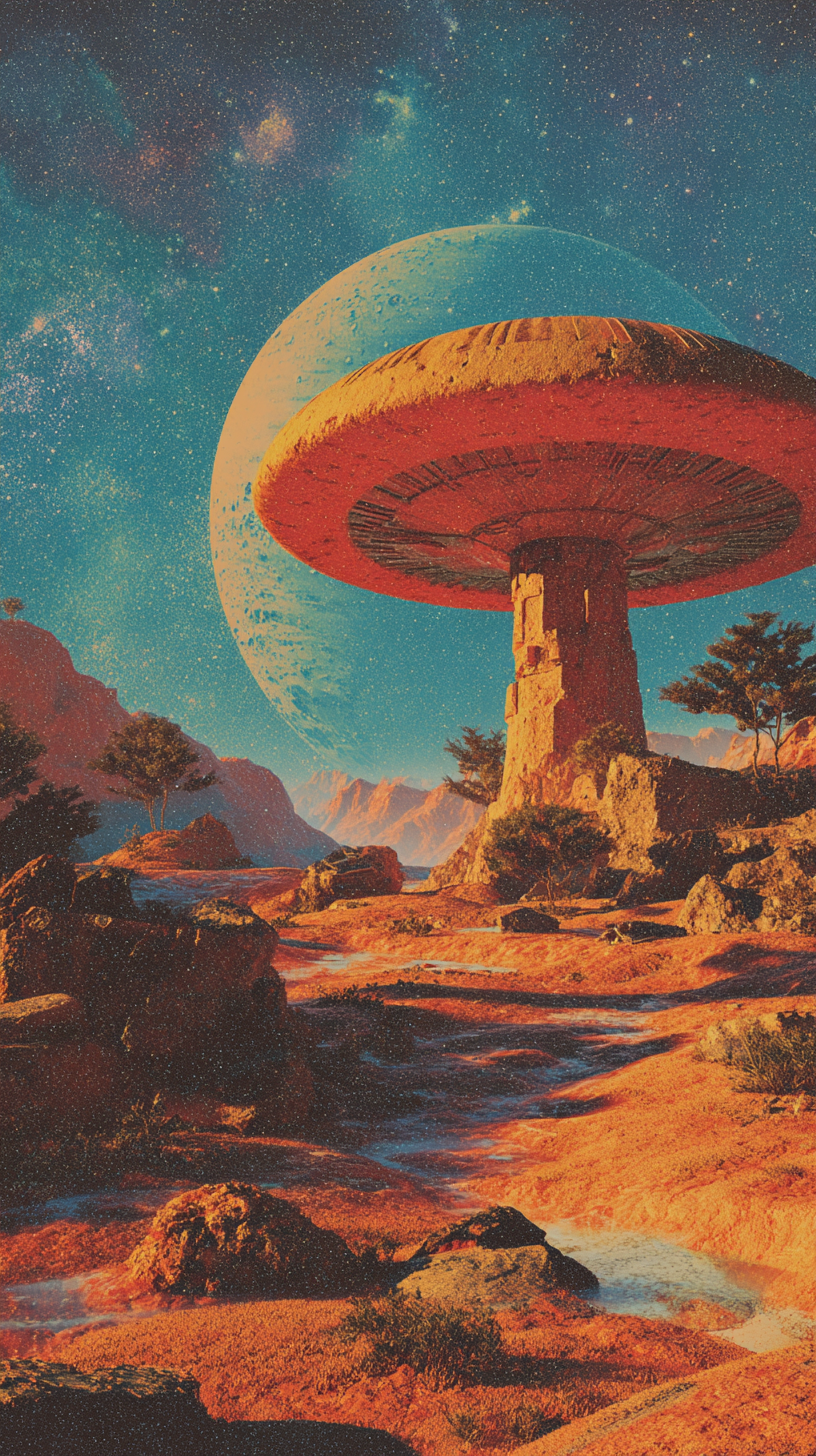 fond d'écran Champignon iphone 12 gratuit