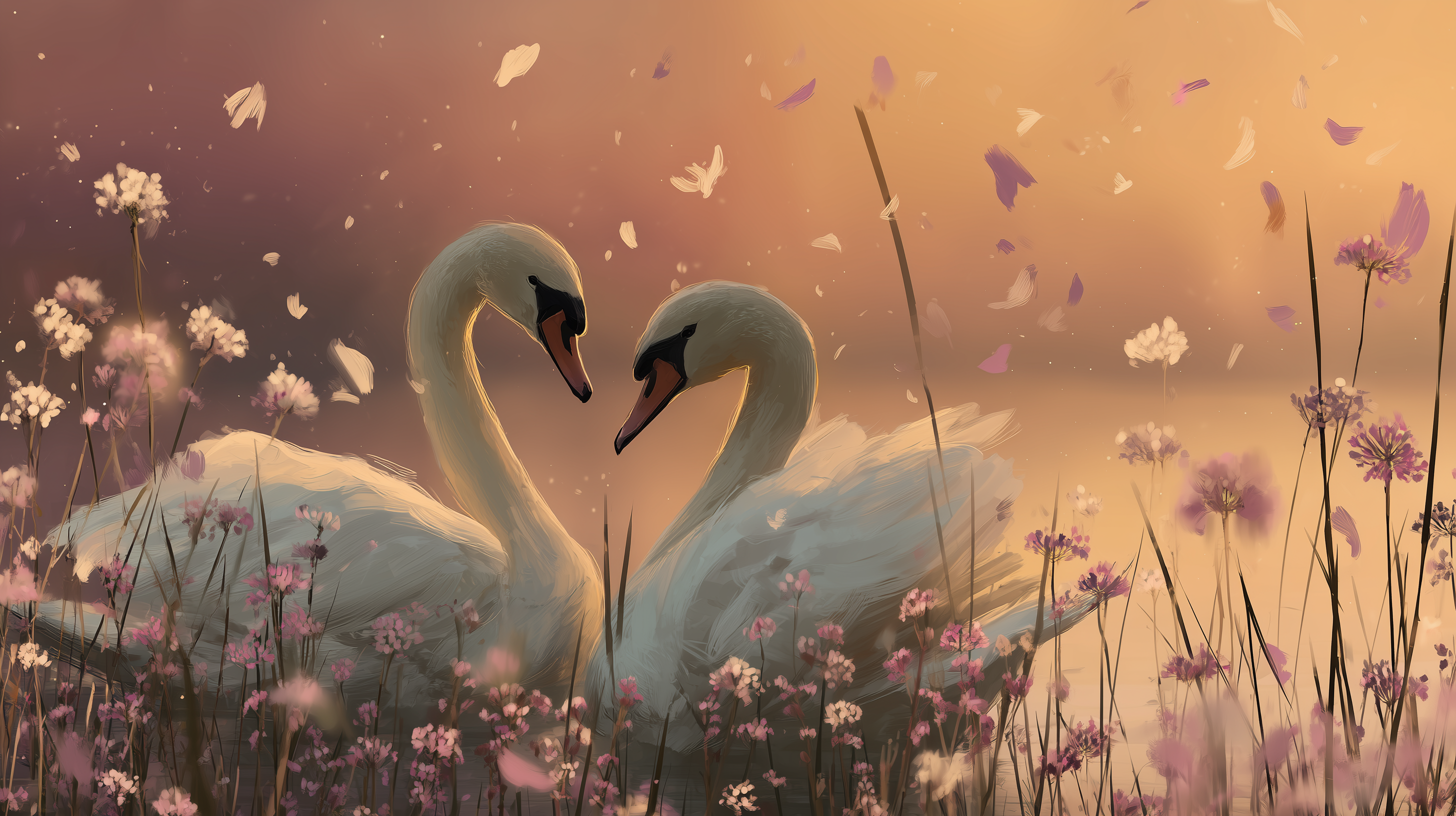 fond d'écran Cygne haute résolution téléchargement gratuit