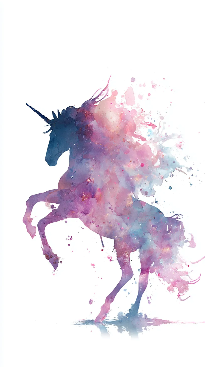 fond d'écran Licorne updated iphone 15 pro gratuit