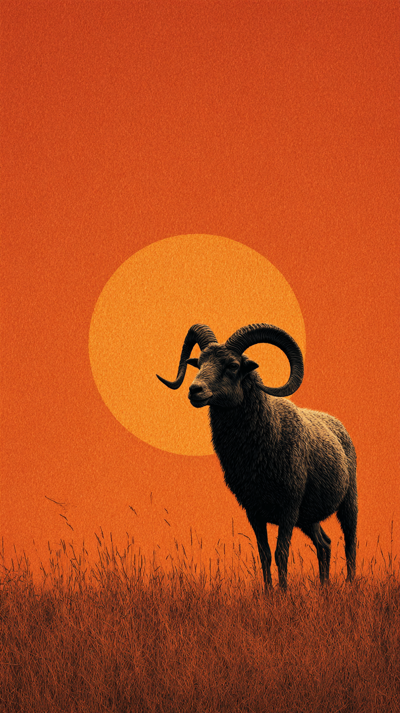 fond d'écran Mouton iphone 15 4k gratuit