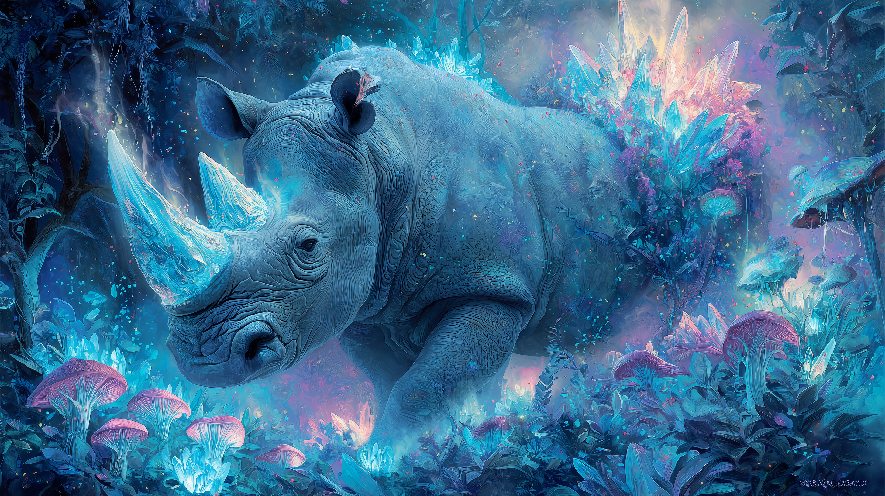 fond d'écran Rhinoceros 4k 1920x1080 téléchargement gratuit