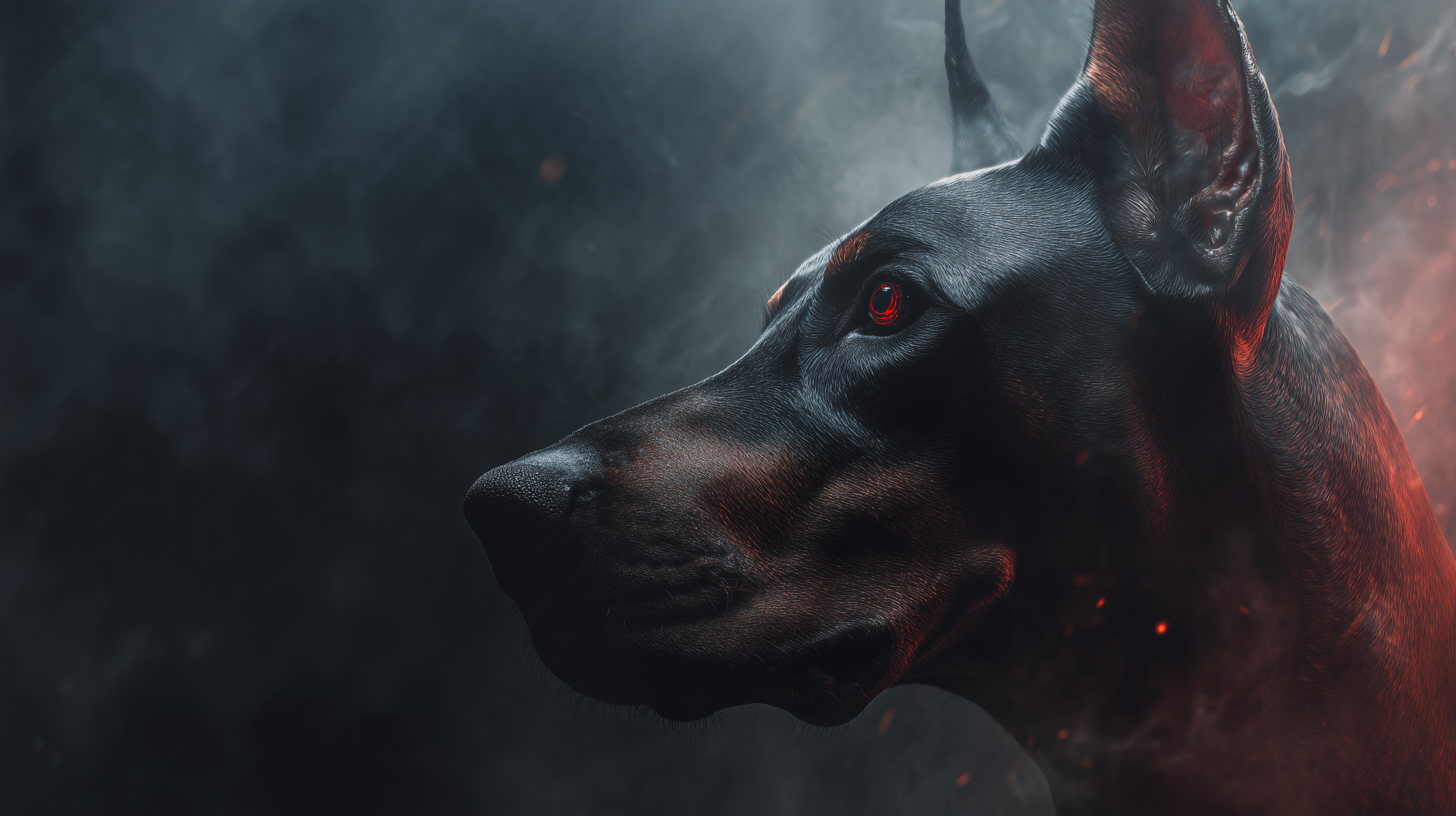 fond d'écran Doberman Huawei téléchargement gratuit