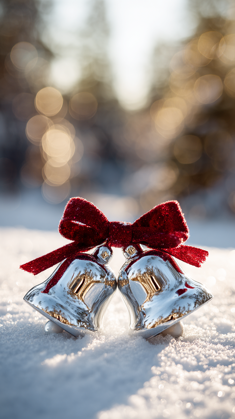 fond d'écran Cloches de Noël de téléphone télécharger gratuit