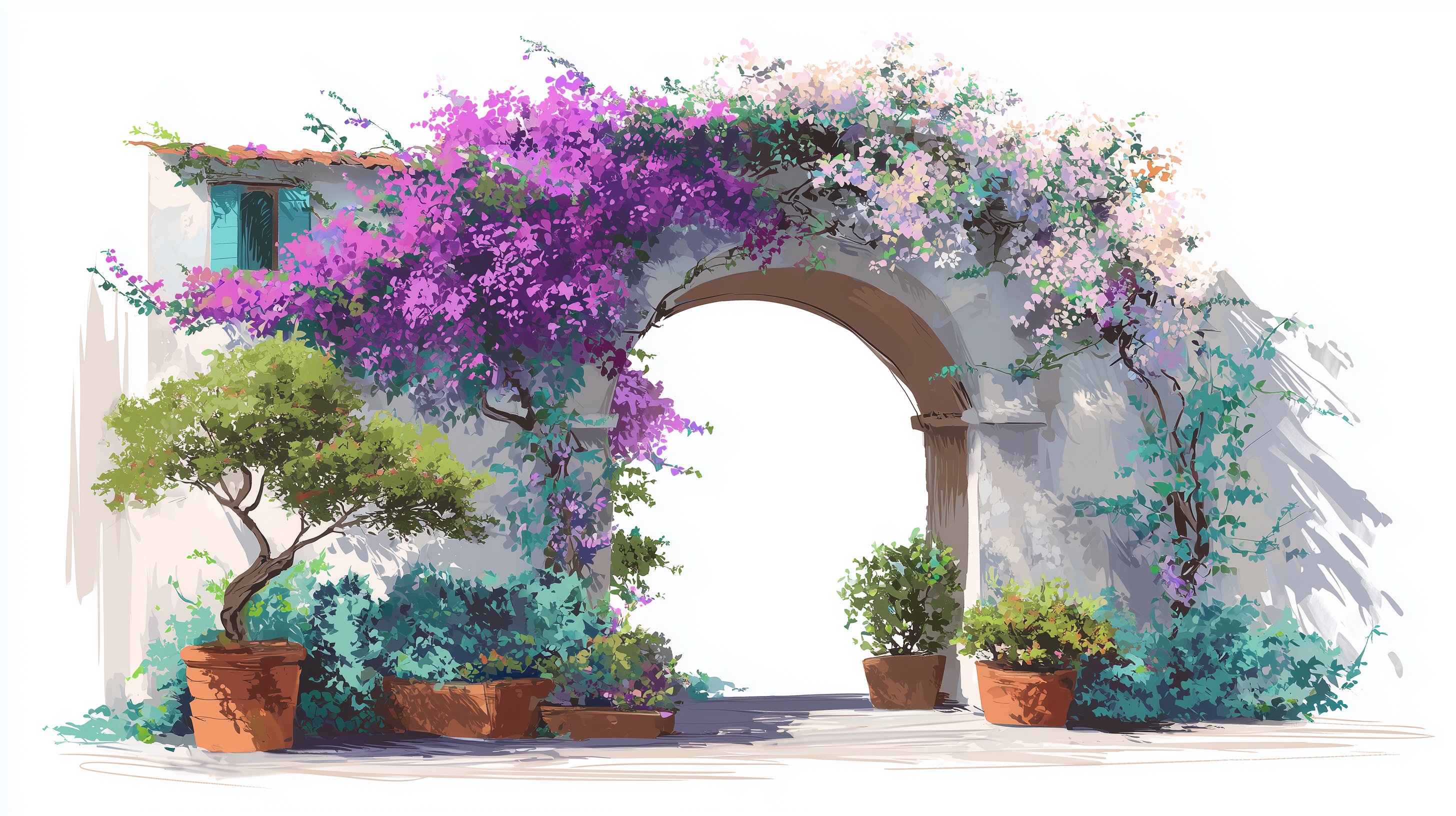 fond d'écran Bougainvillea mac 1920x1080 téléchargement gratuit